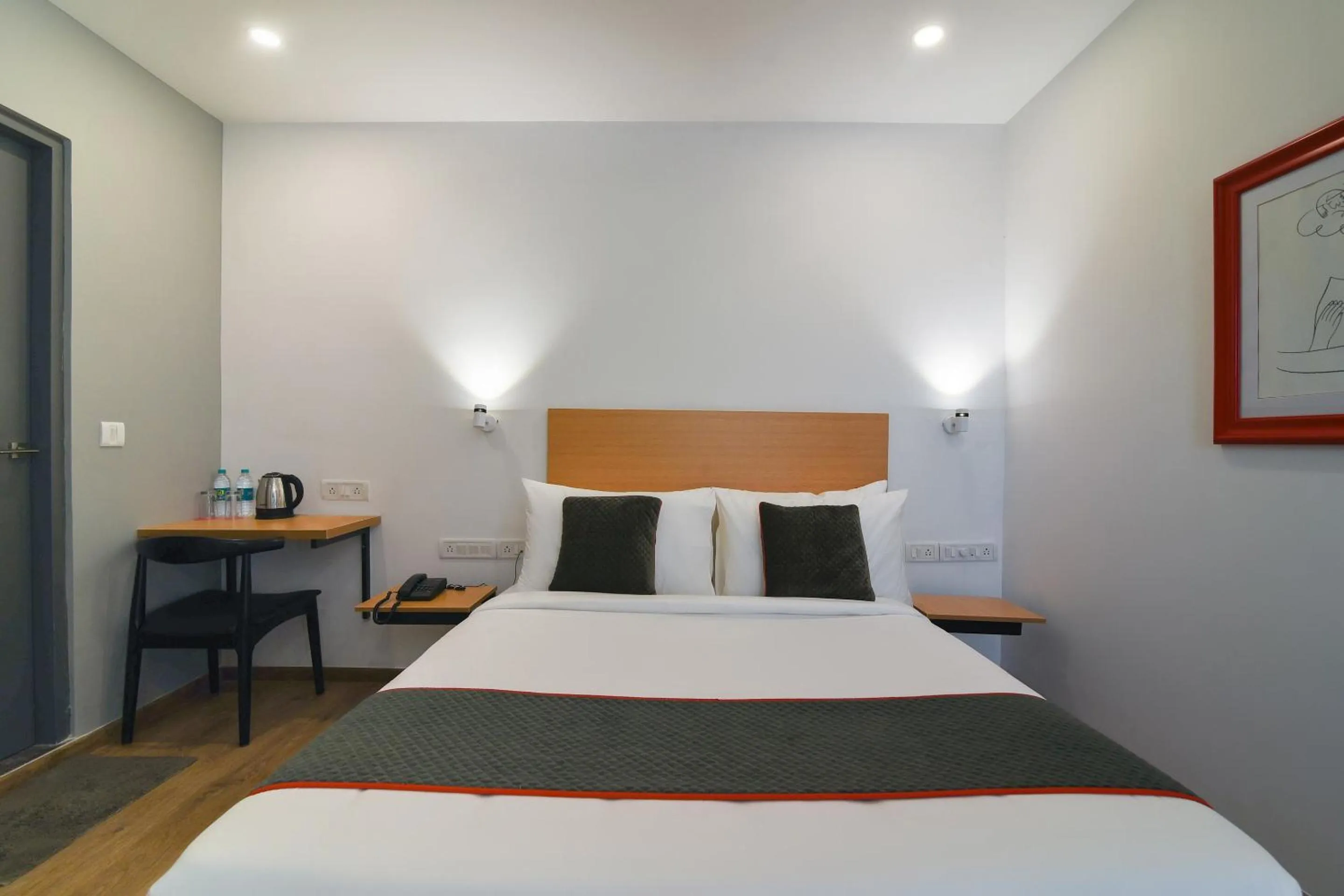 Bedroom, Bed in Super Townhouse Spruce Hotels Bellandur