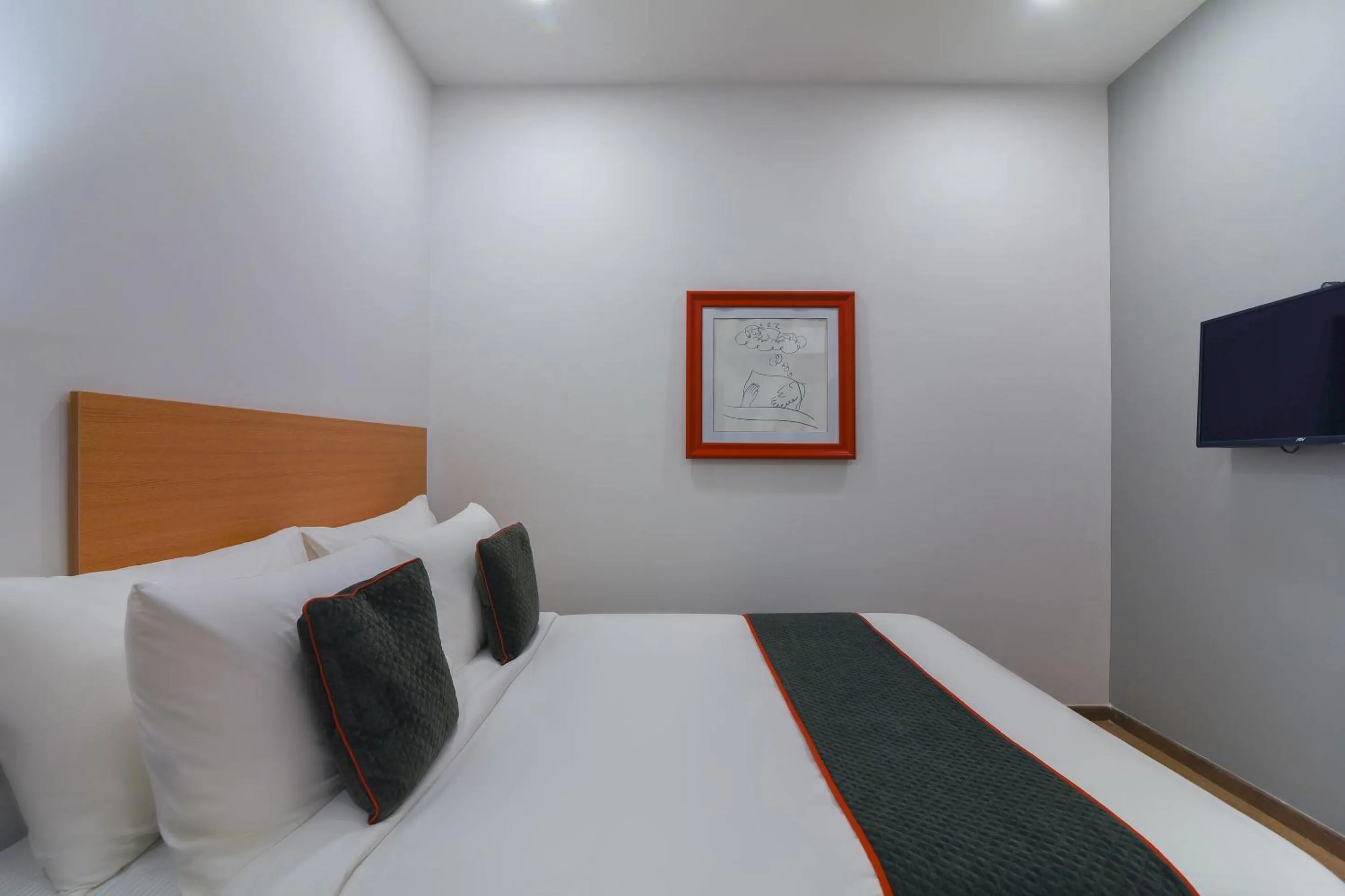 Bedroom, Bed in Super Townhouse Spruce Hotels Bellandur