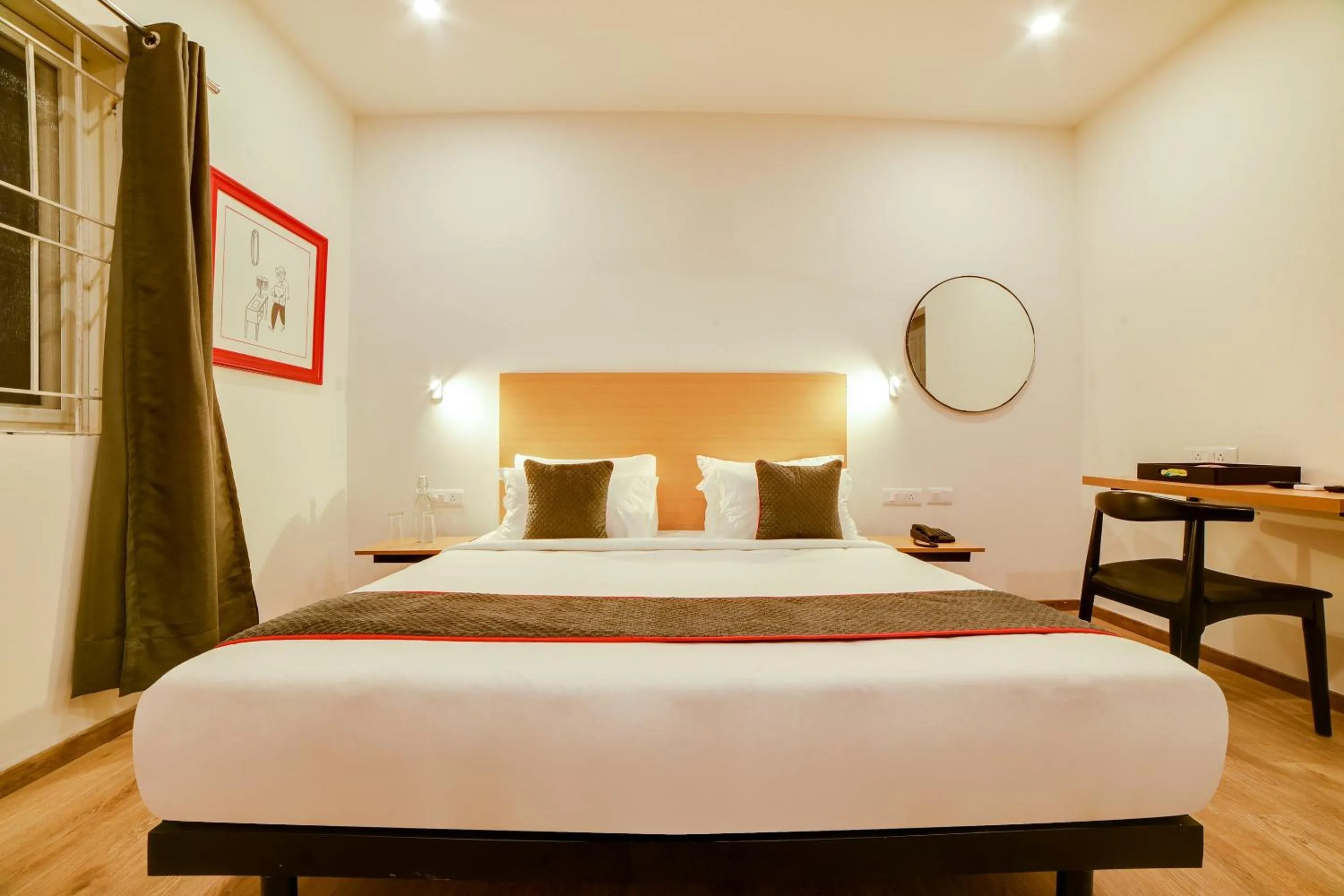 Bedroom, Bed in Super Townhouse Hosur Main Road Bommanahalli Near Gopalan Innovation Mall