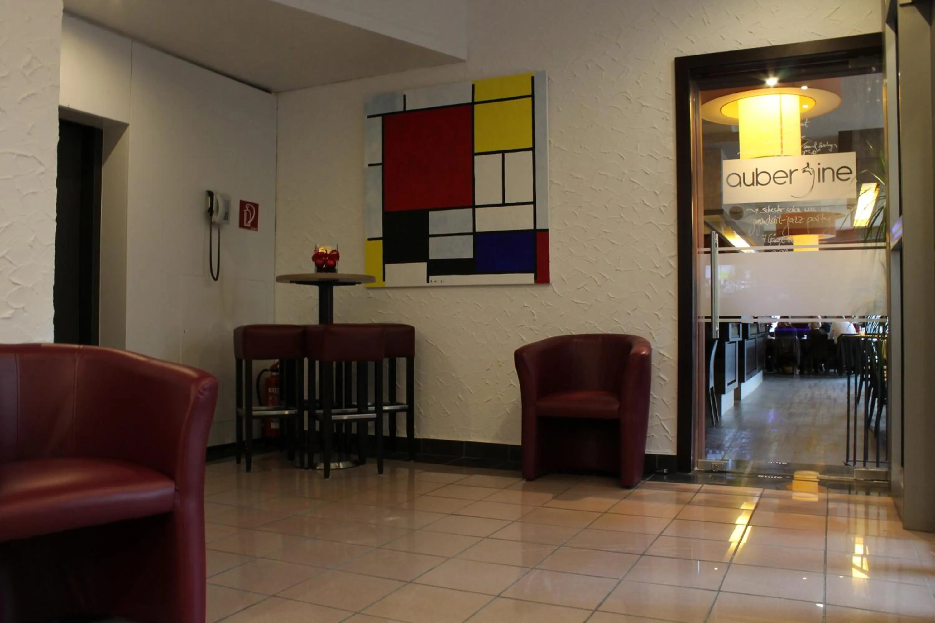 Lobby or reception in Hotel Hohenstaufen