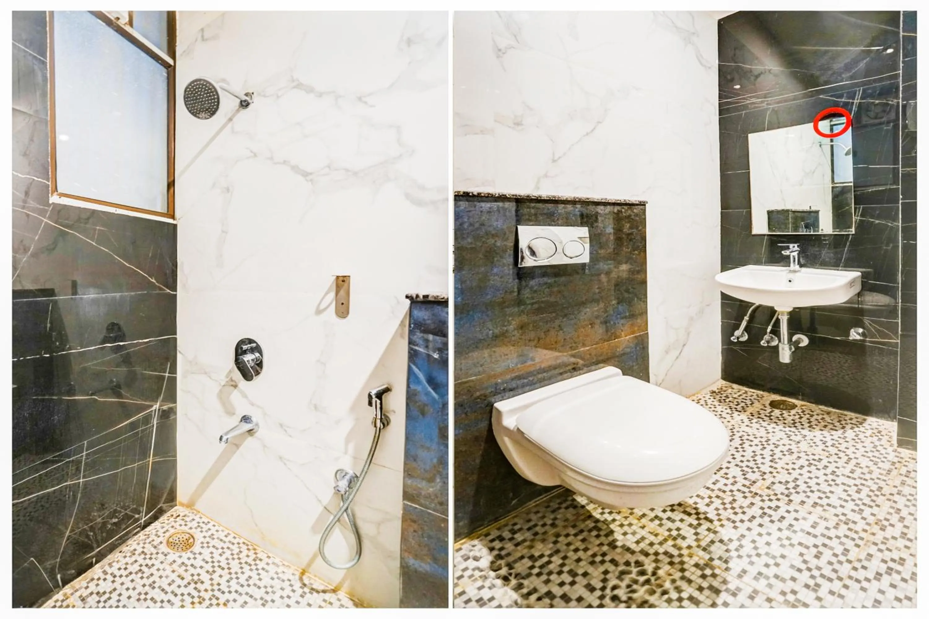 Bathroom in Super Townhouse Jagatpura Formerly Hotel Soft Patel