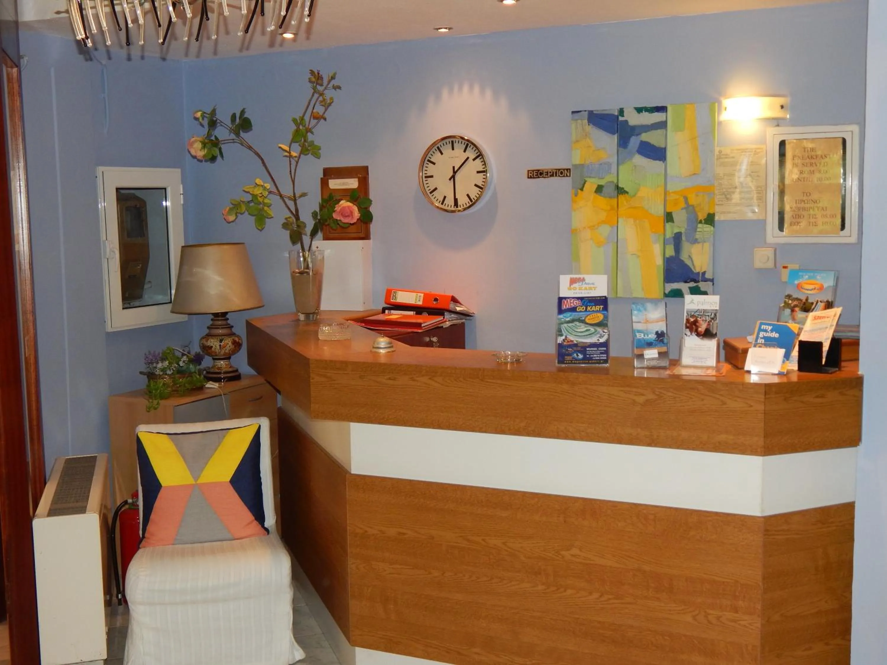 Lobby or reception in Posidonio Hotel