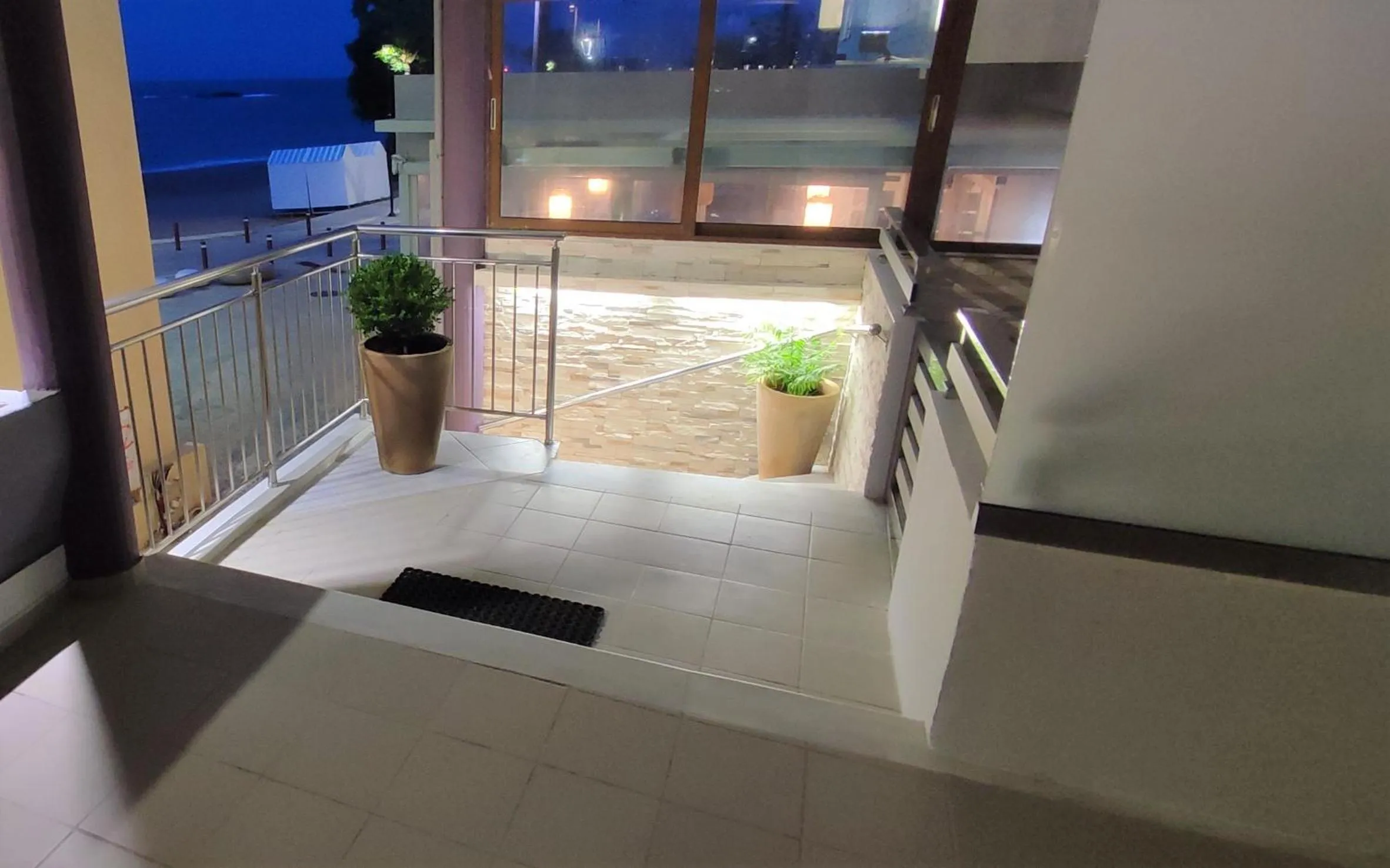 Facade/entrance in Posidonio Hotel