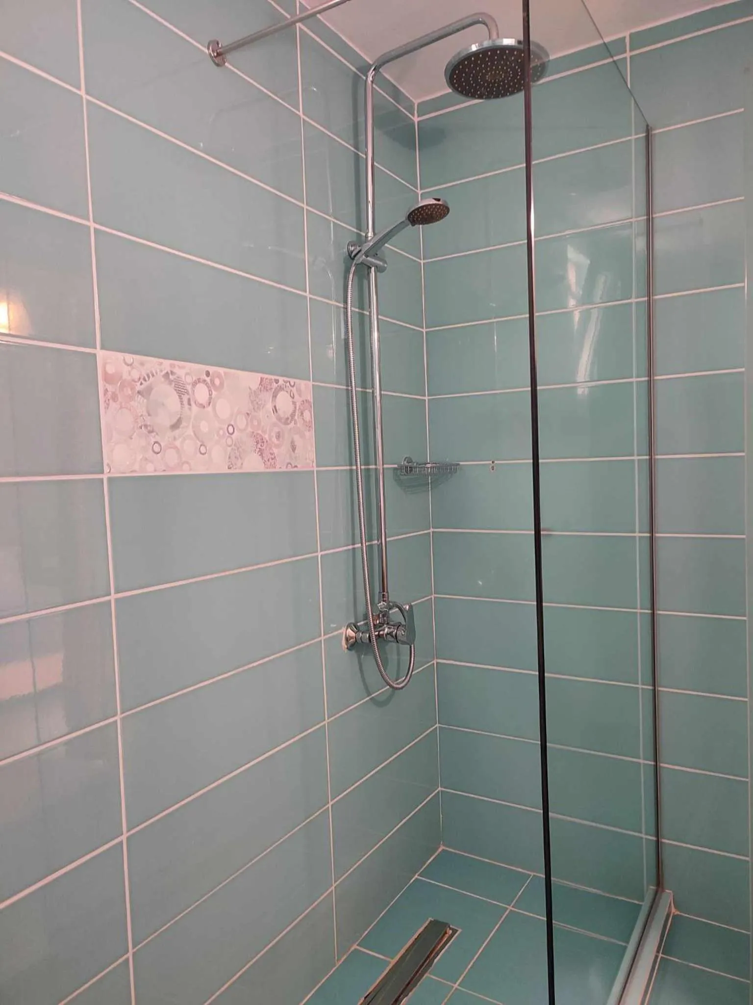 Shower in Posidonio Hotel