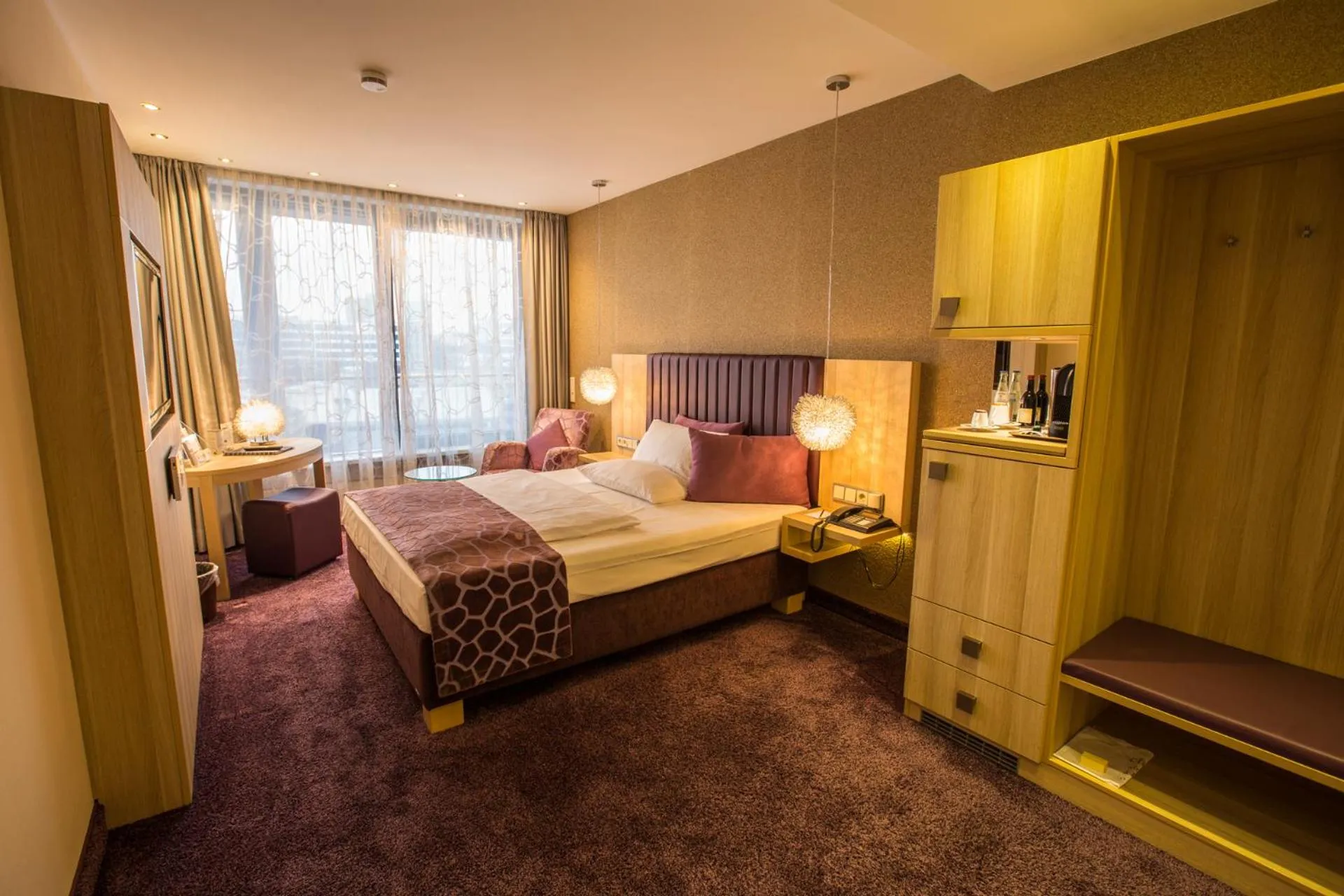 Bed in Top Hotel Hammer - Mainz Hauptbahnhof