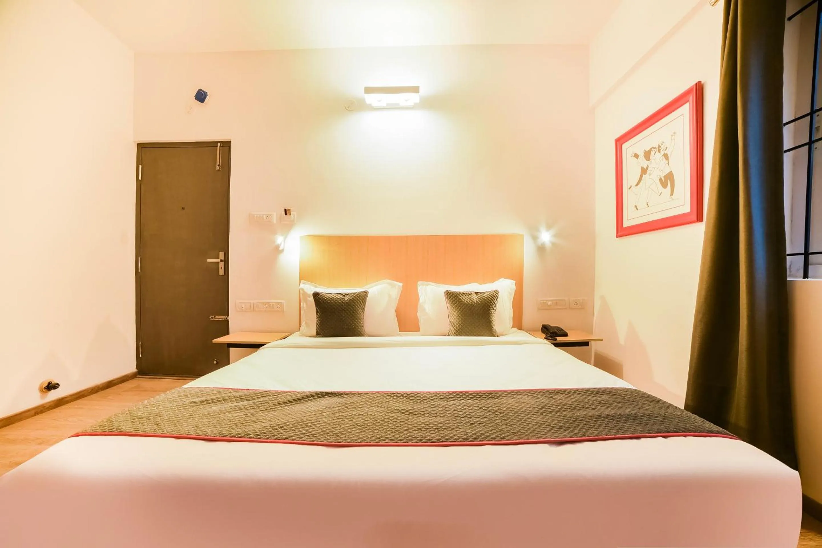 Bedroom, Bed in Townhouse Varthur Main Road Near Nexus Whitefield (The Forum Neighbourhood Mall)