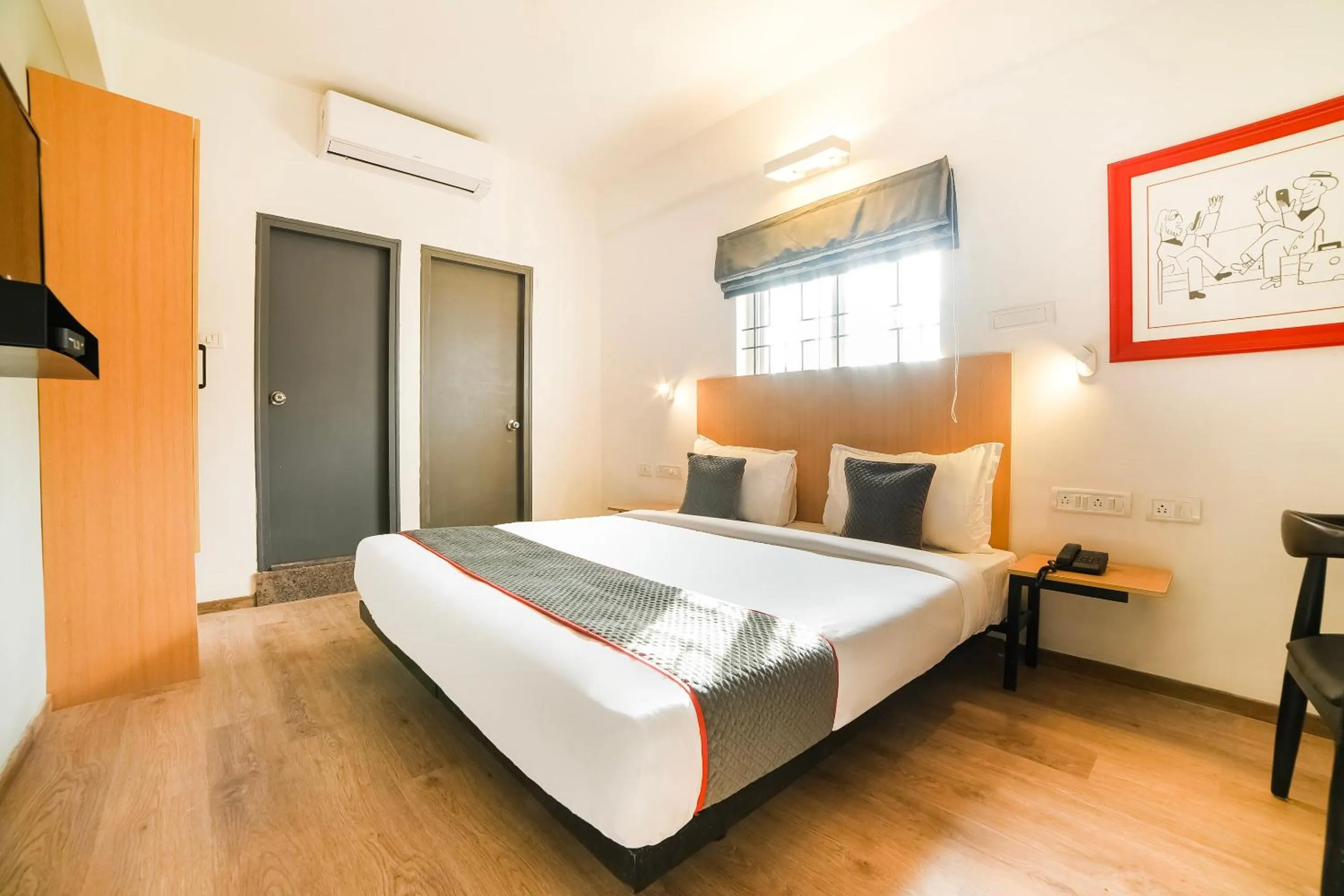Bedroom, Bed in Townhouse Varthur Main Road Near Nexus Whitefield (The Forum Neighbourhood Mall)