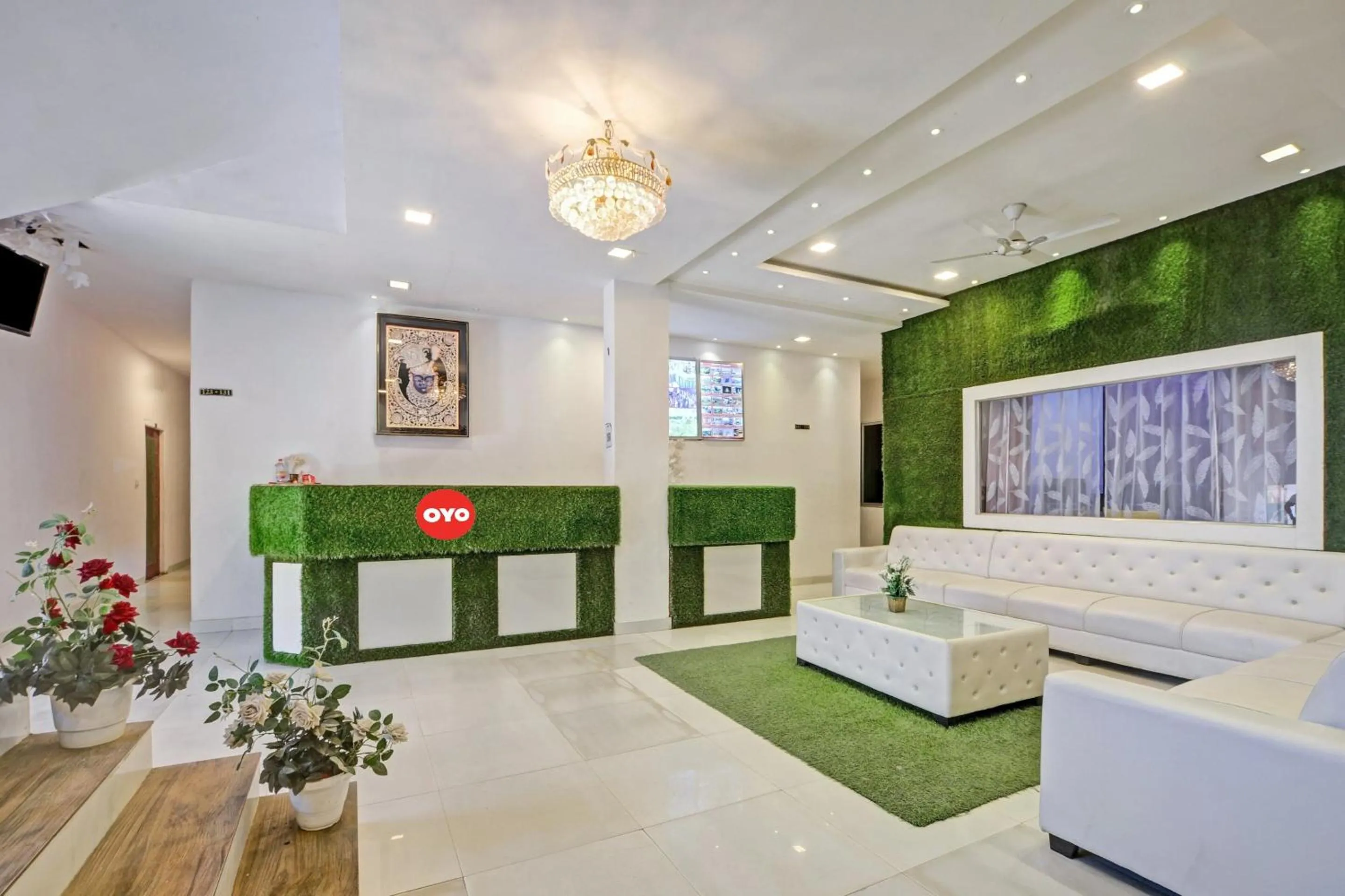 Lobby or reception in Hotel O Udaipur Palace