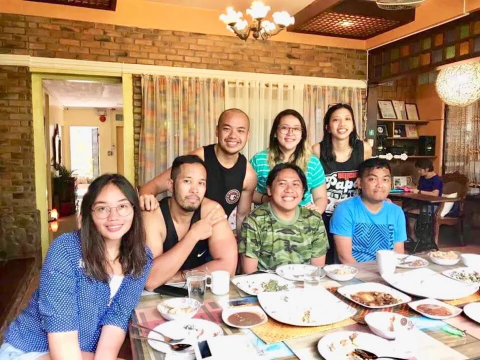 group of guests in Balai Tinay Guesthouse