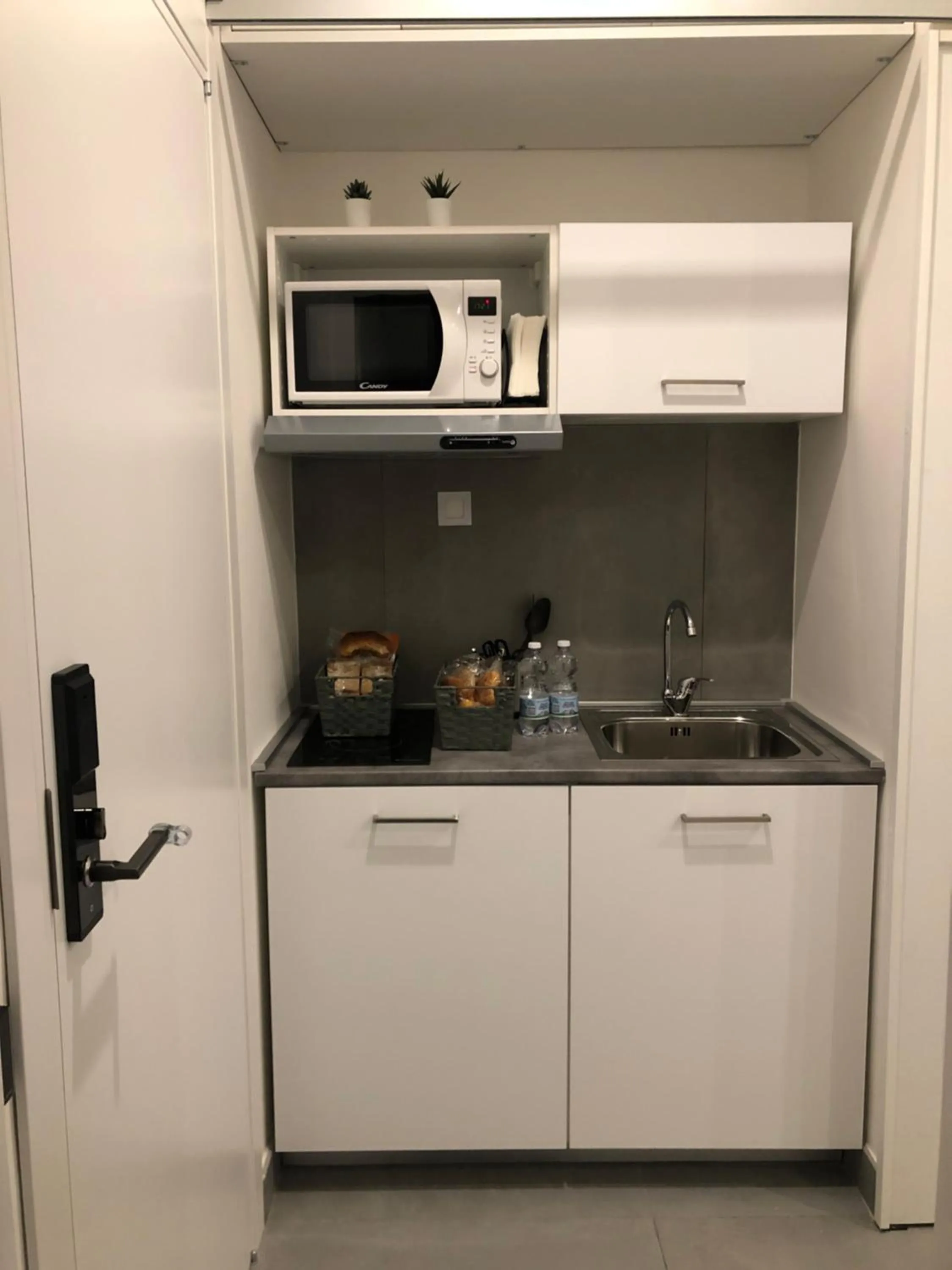 Kitchen or kitchenette in VESUCHARME SUITE Luxury Room