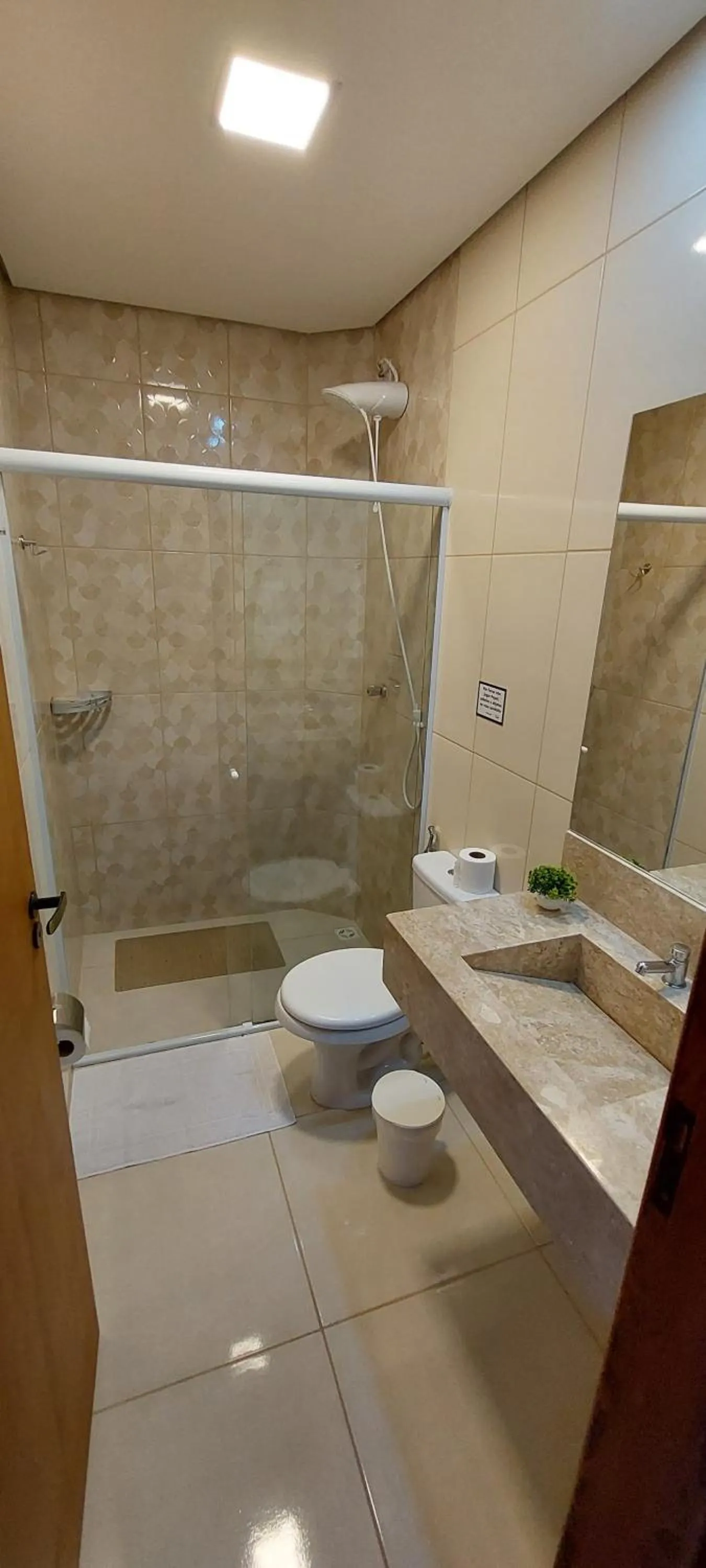 Bathroom in Pousada das Saíras