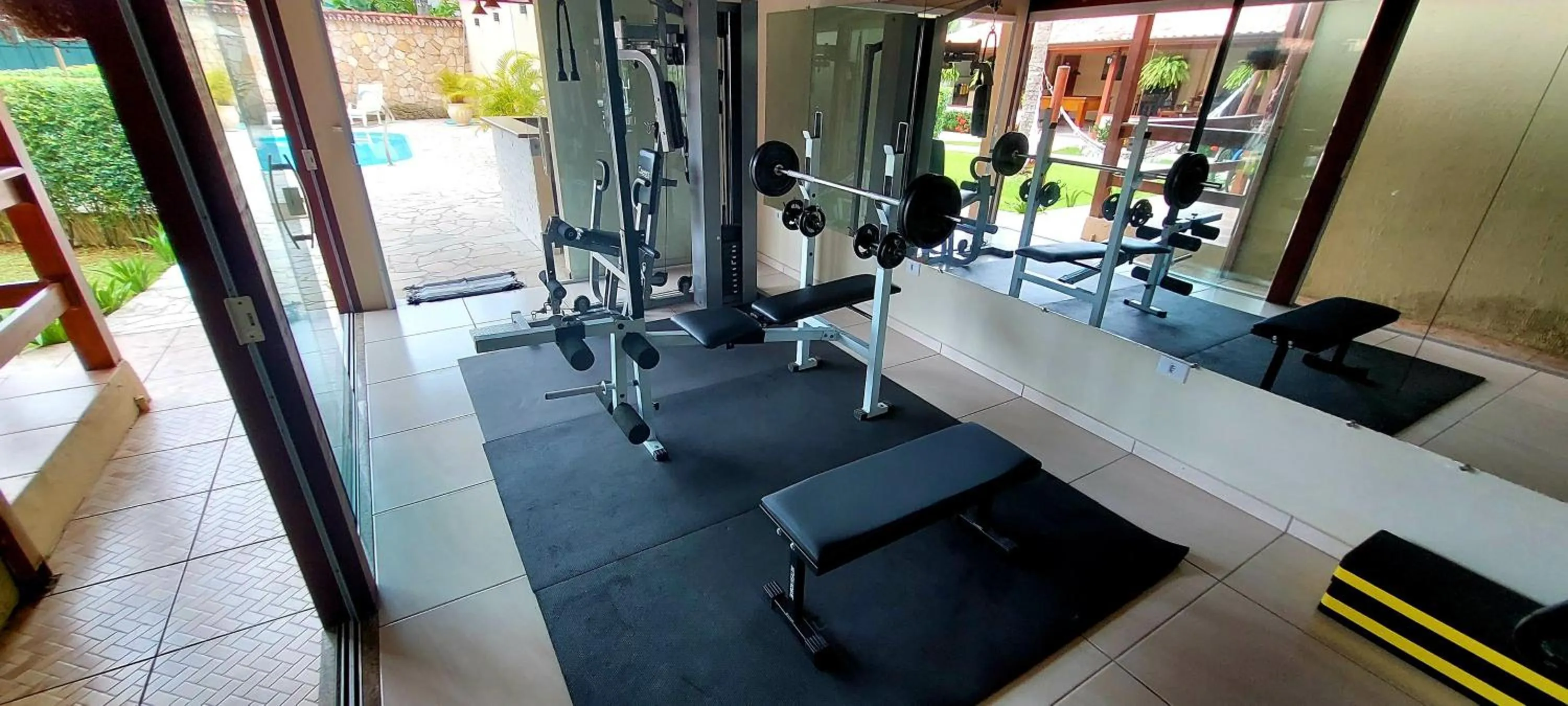 Fitness centre/facilities in Pousada das Saíras