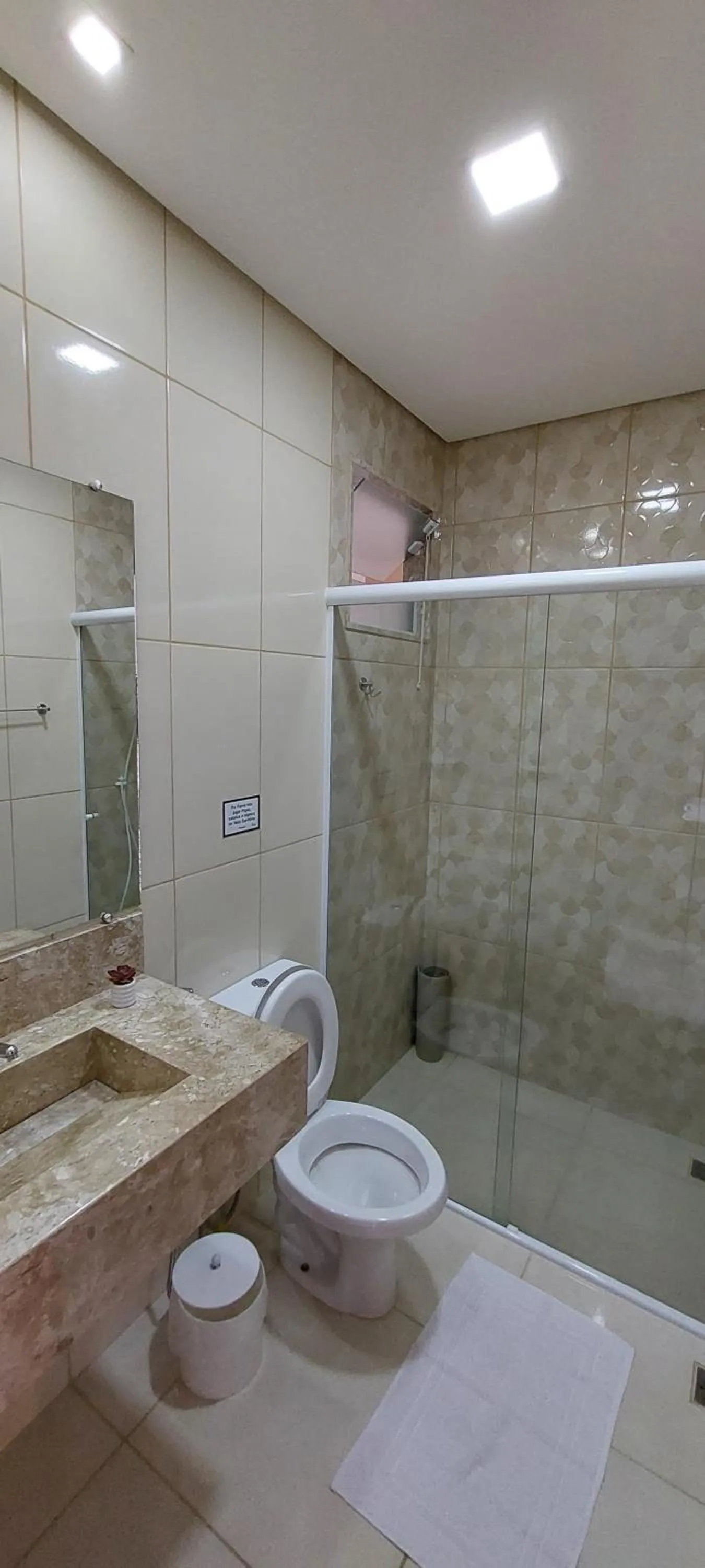Bathroom in Pousada das Saíras