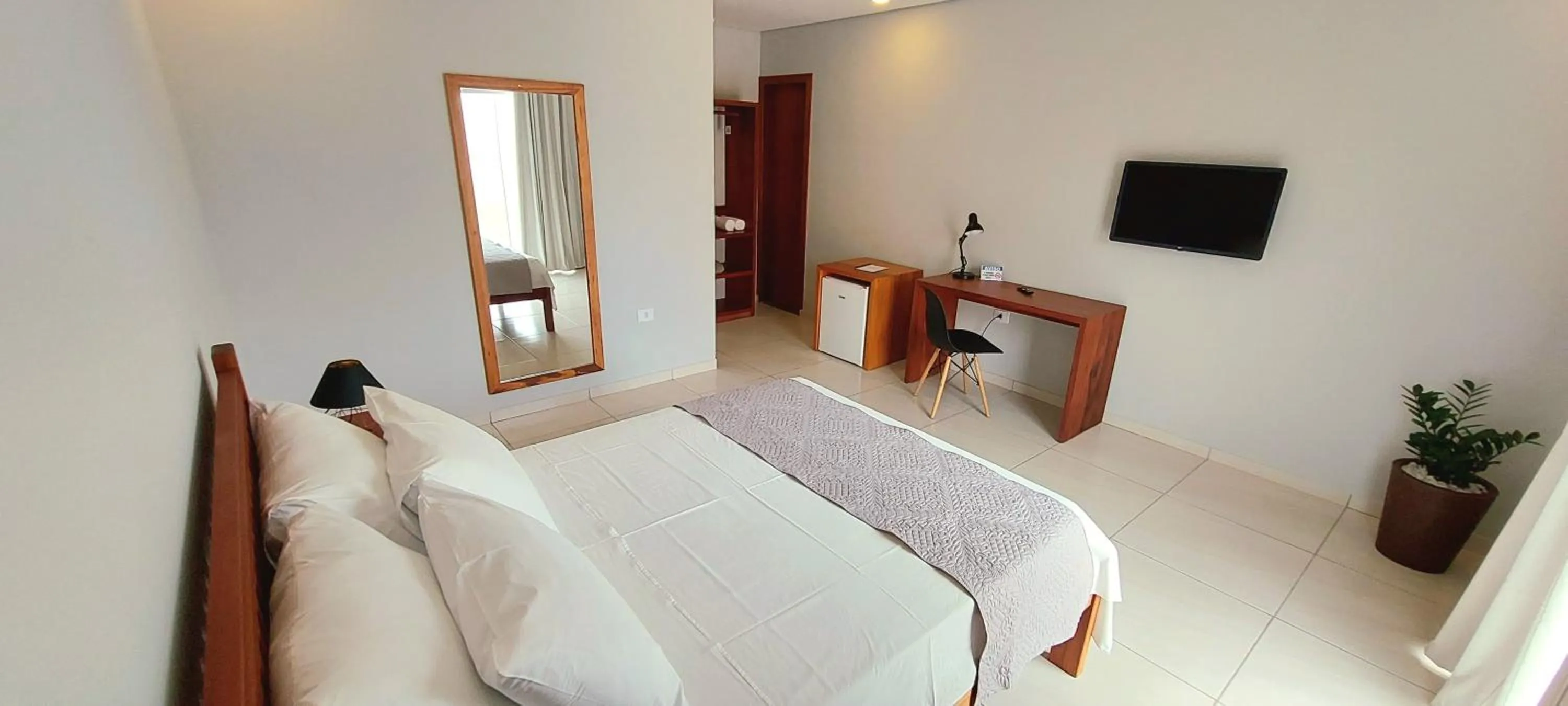 Bed in Pousada das Saíras