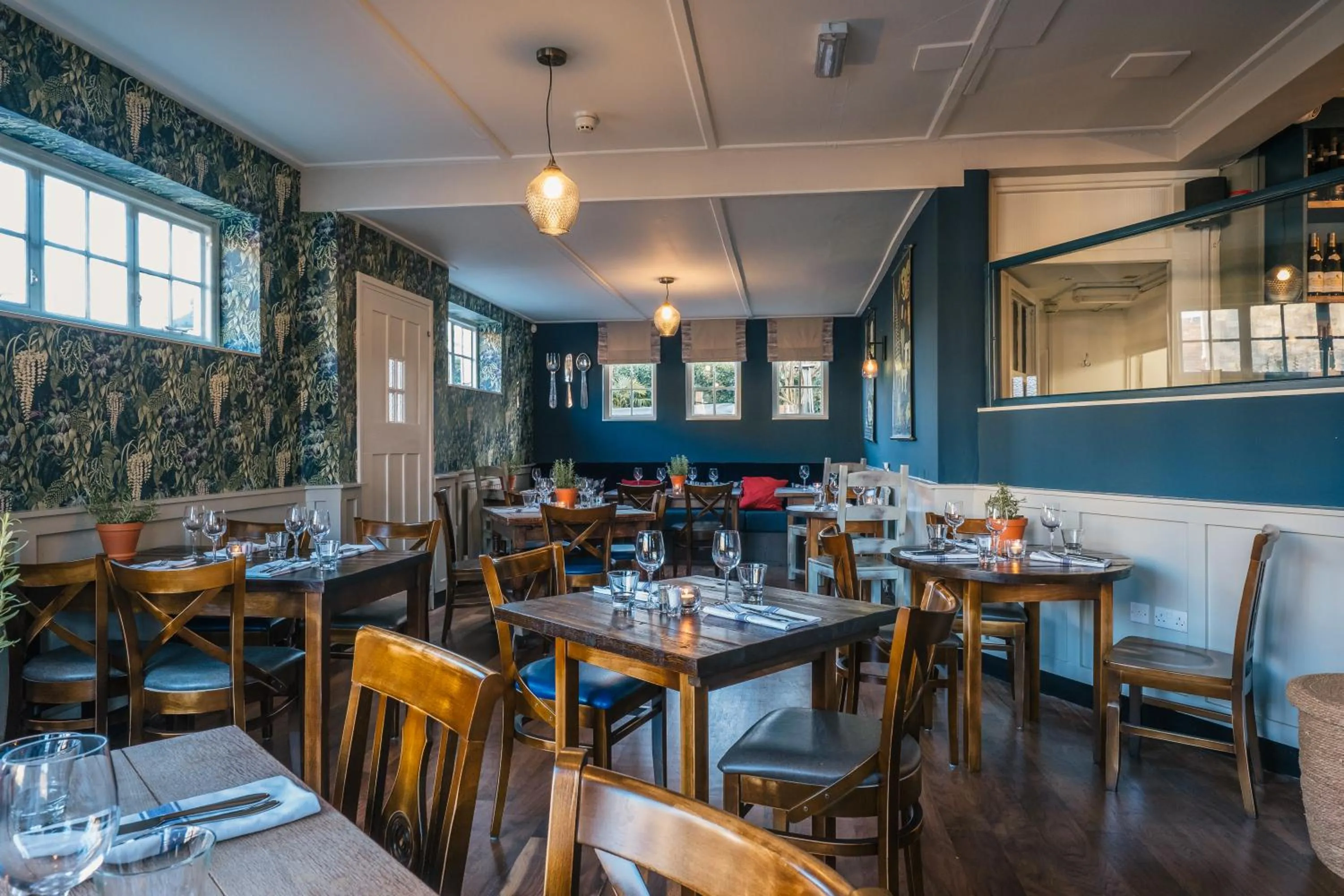 Dining area in The Black Boy