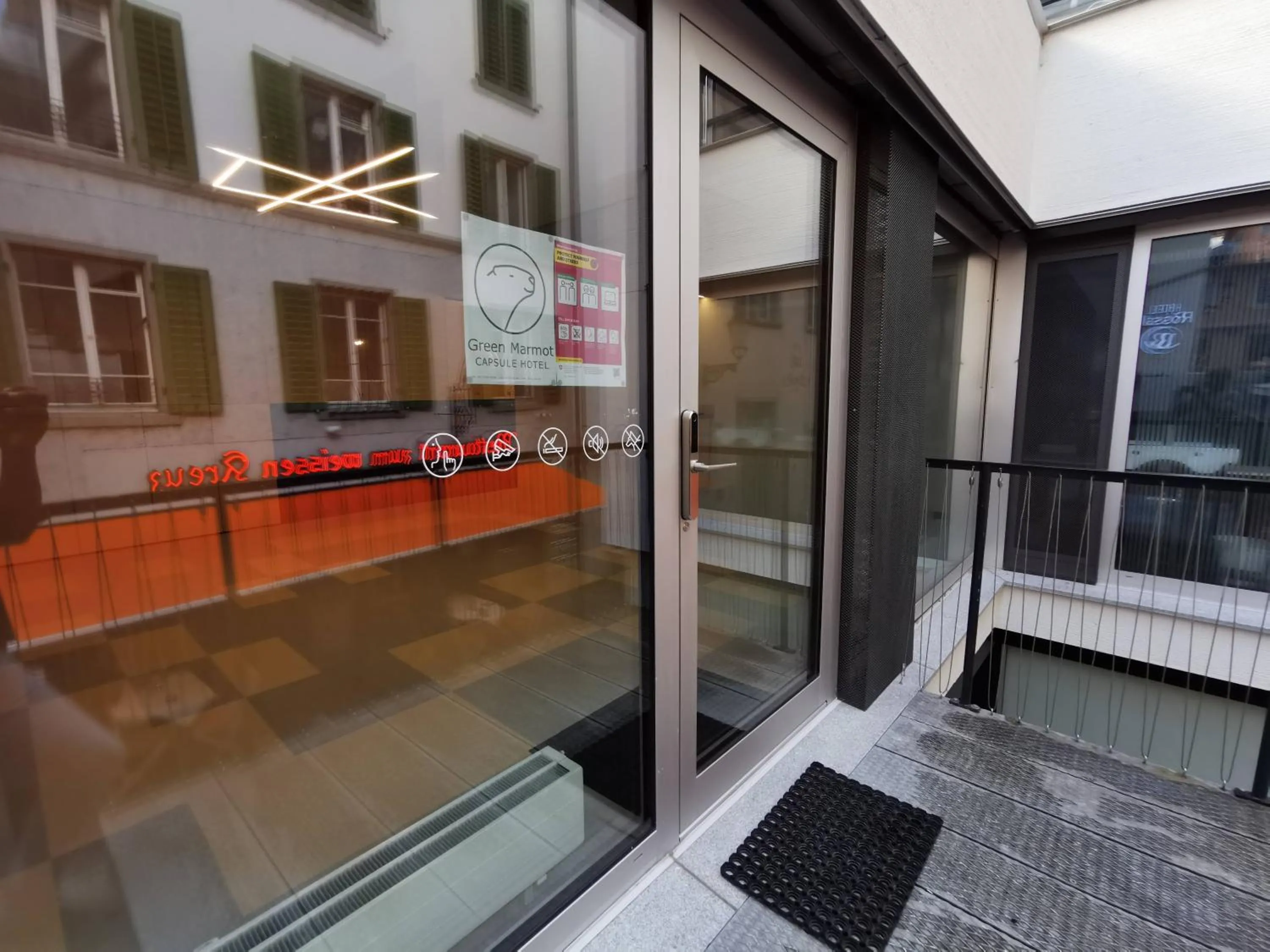 Property logo or sign in Green Marmot Capsule Hotel Zürich