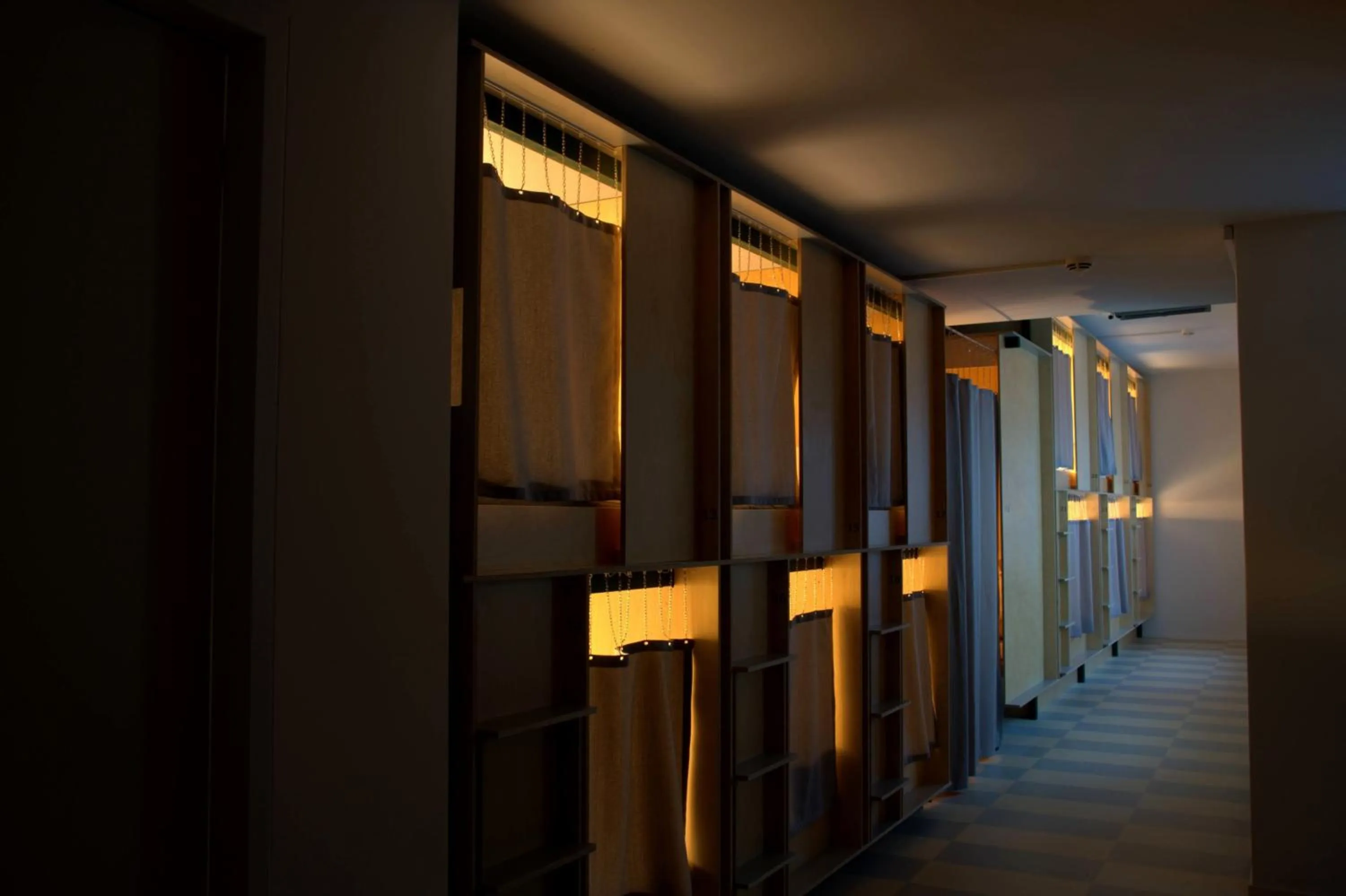 Photo of the whole room in Green Marmot Capsule Hotel Zürich