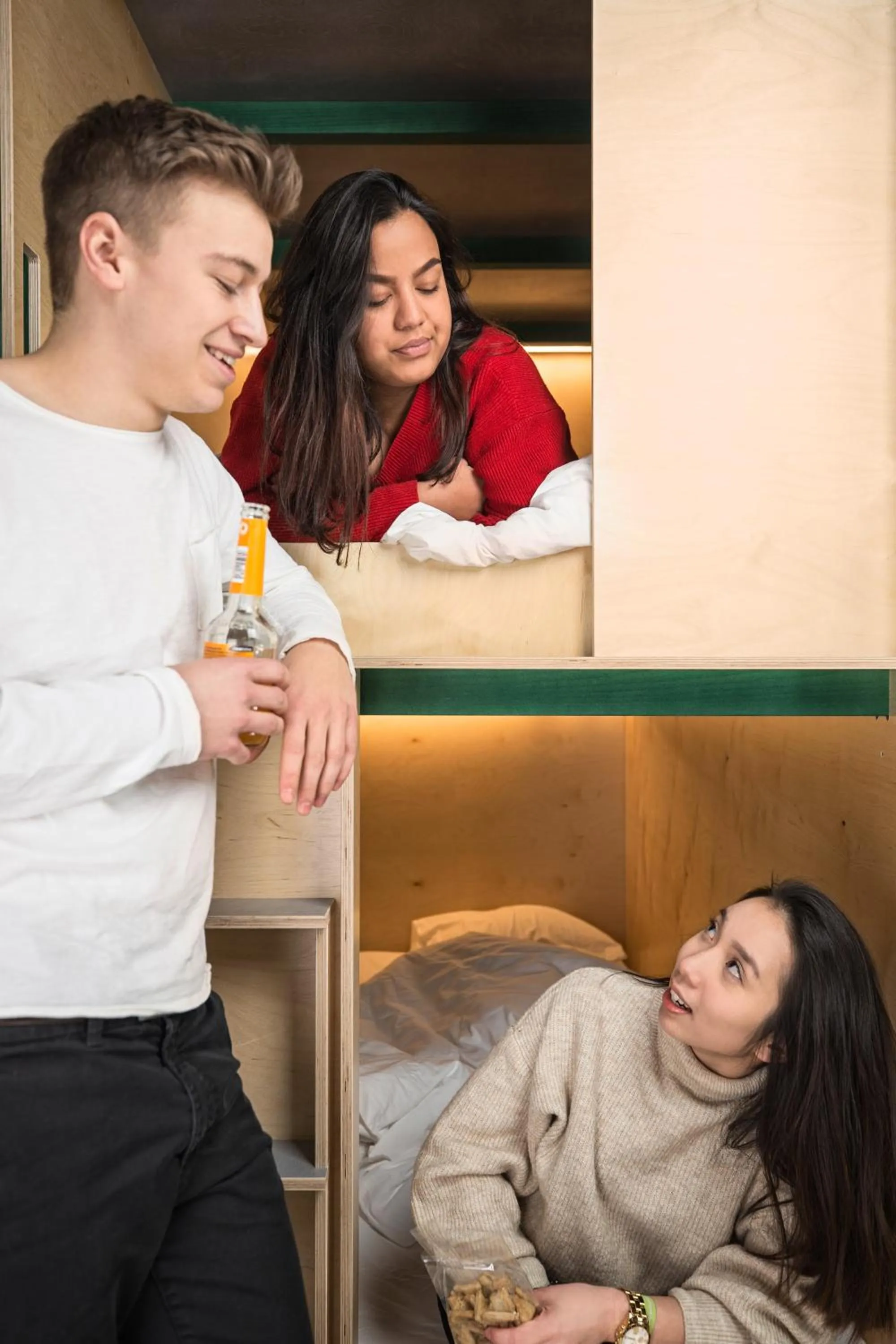 Bed in Green Marmot Capsule Hotel Zürich