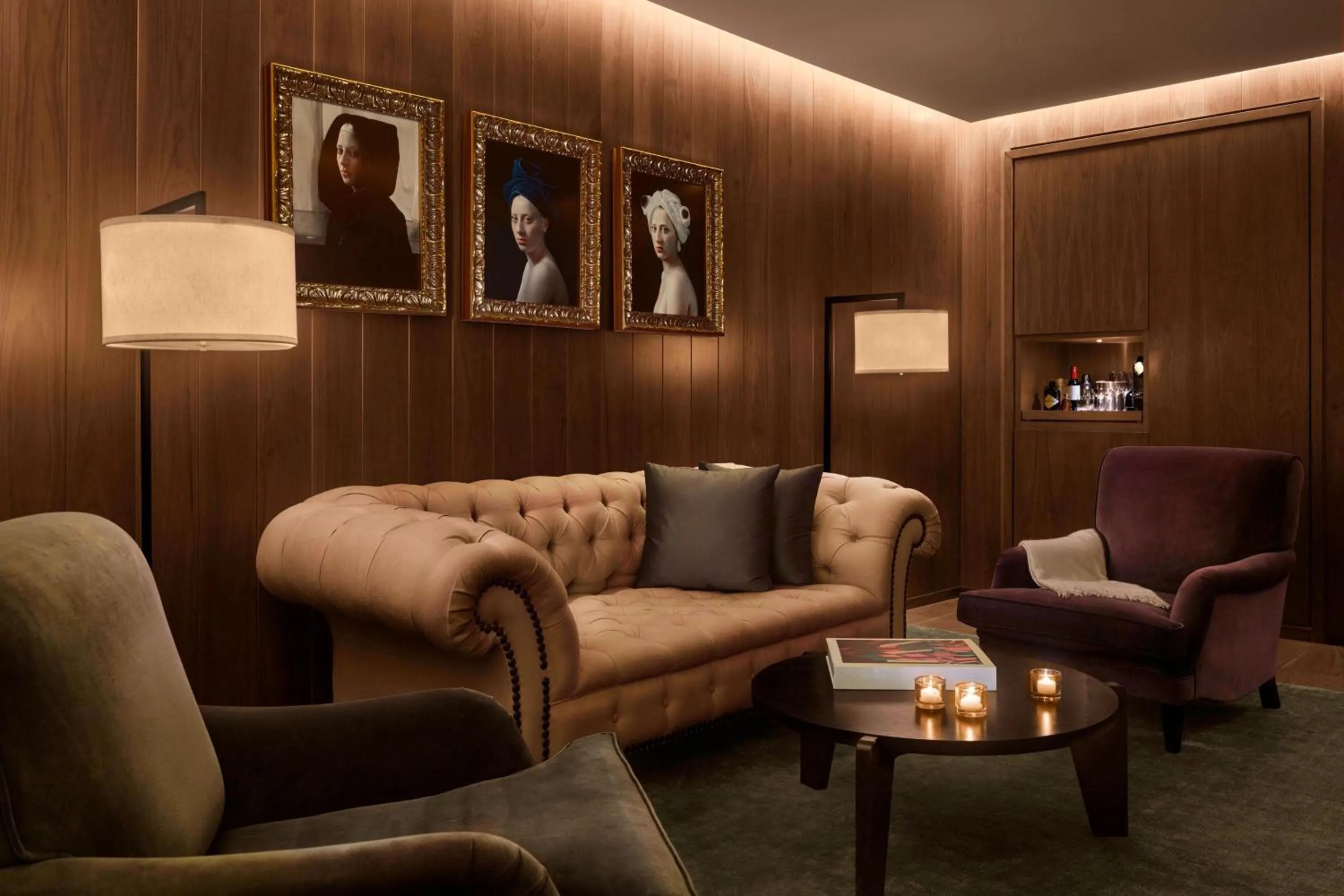 Living room in The London EDITION