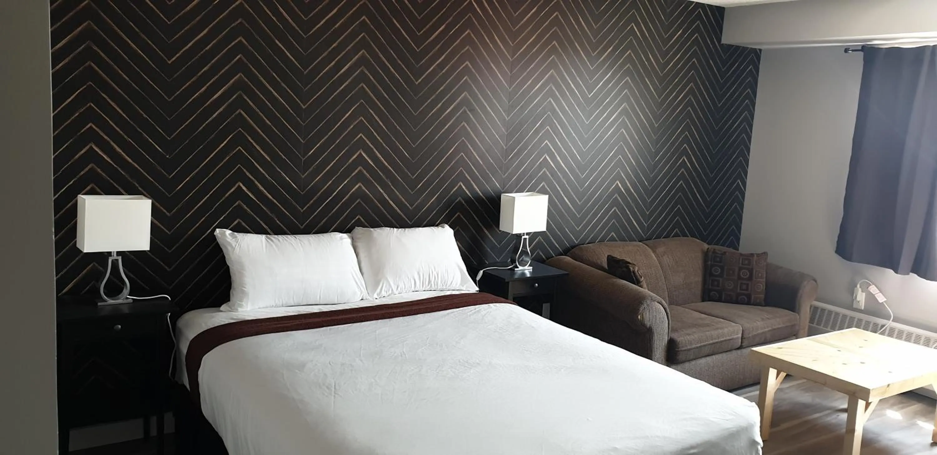 Bed in New Frontier Hotel