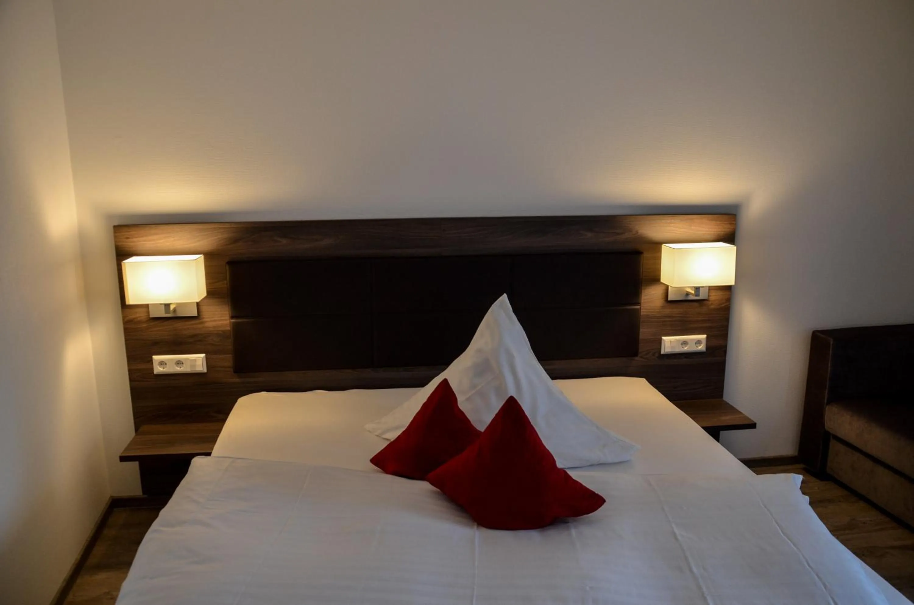 Bed in Hotel Restaurant Lamm