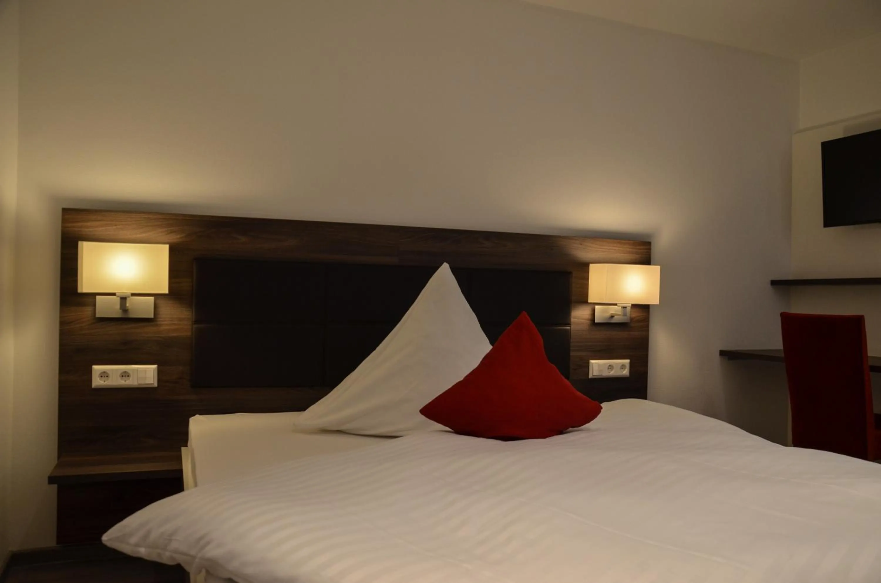 Bed in Hotel Restaurant Lamm