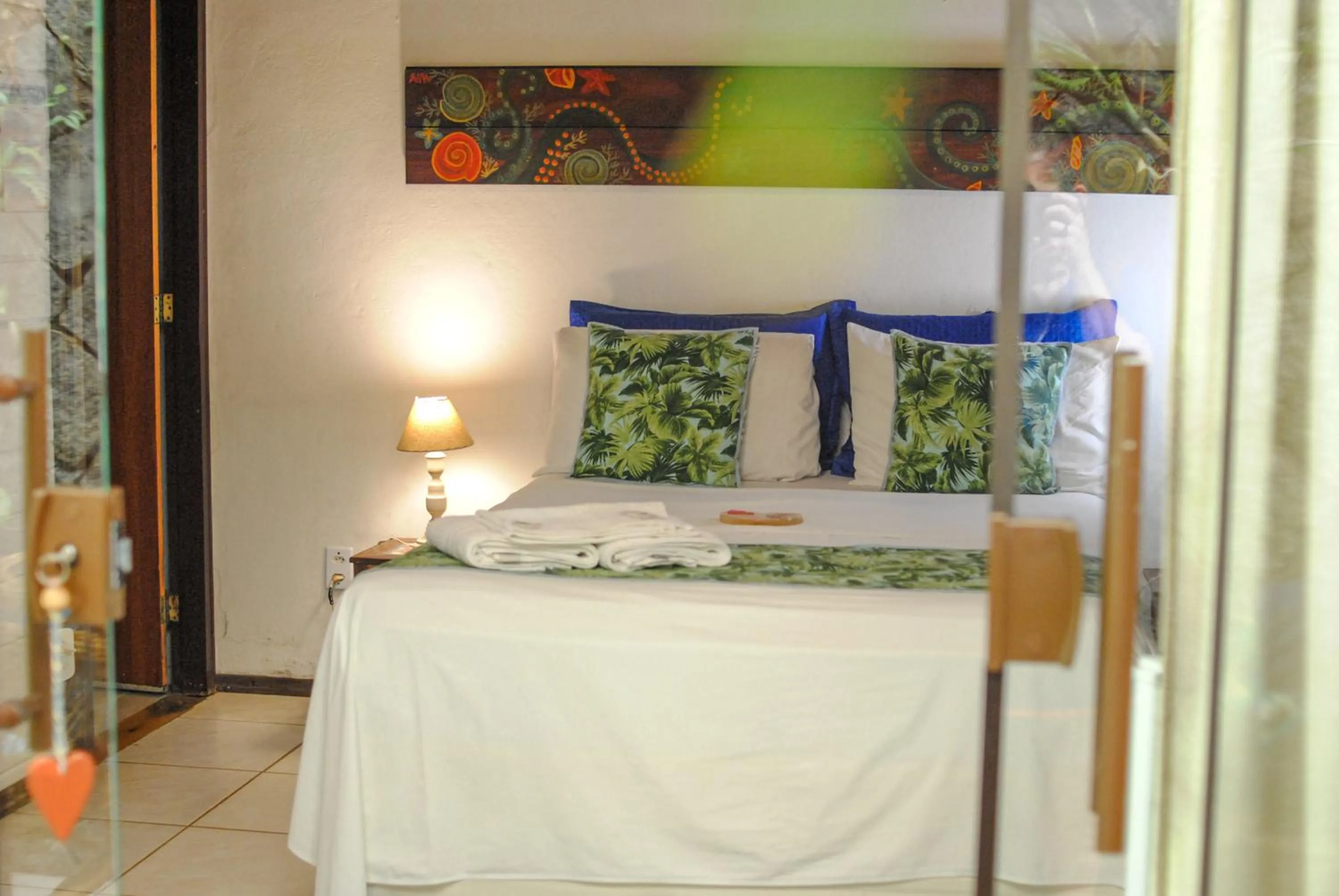 Bed in Pousada Bela Vista