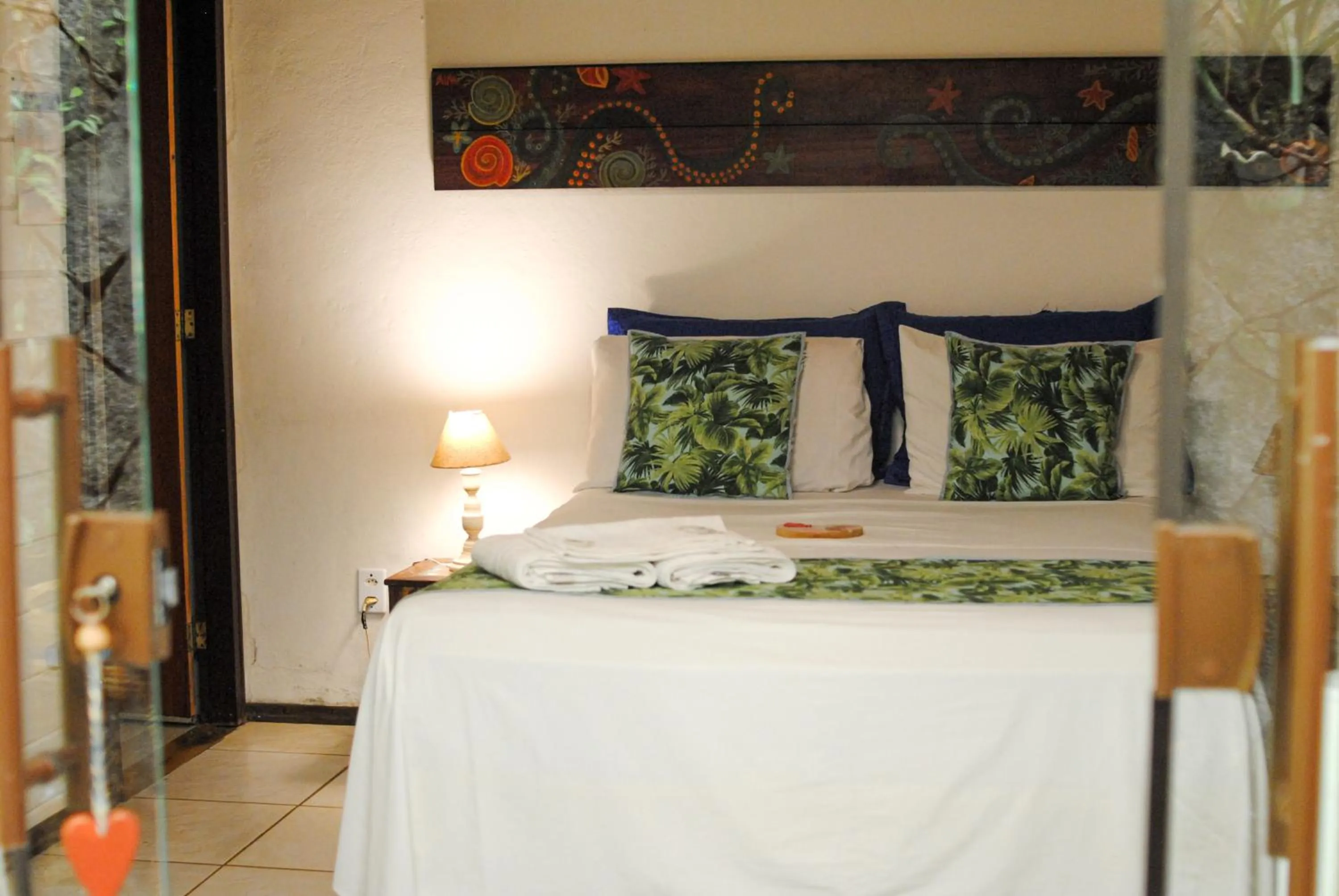 Bed in Pousada Bela Vista