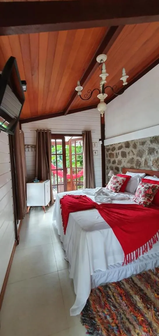 Bed in Pousada Bela Vista