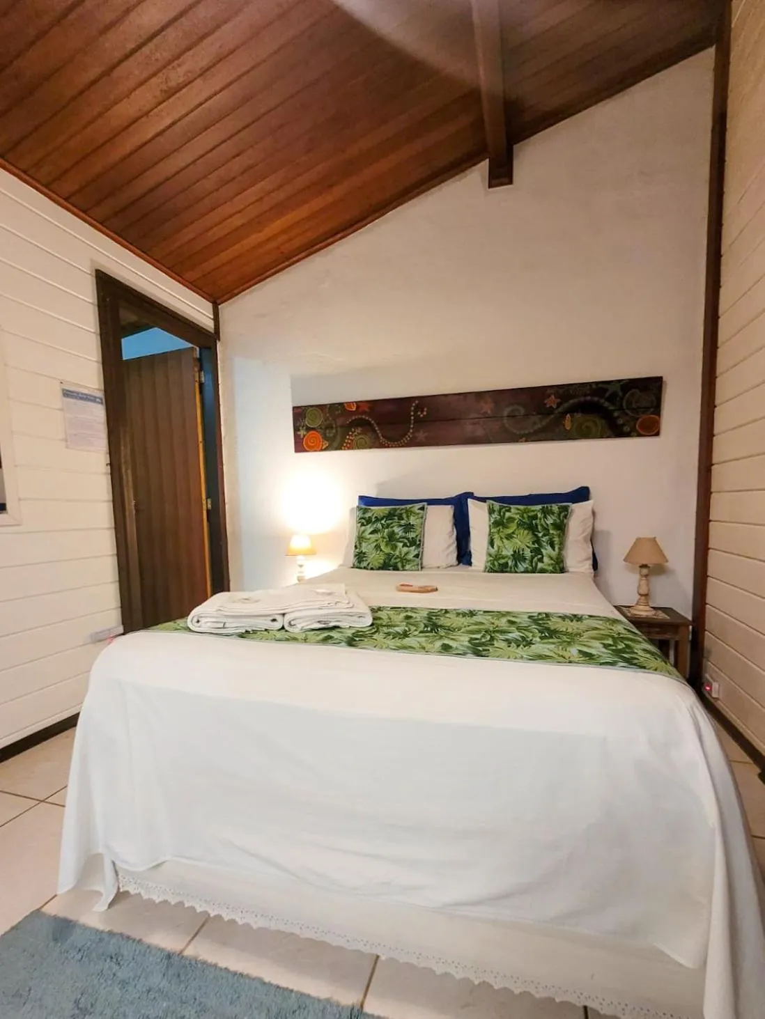 Bed in Pousada Bela Vista