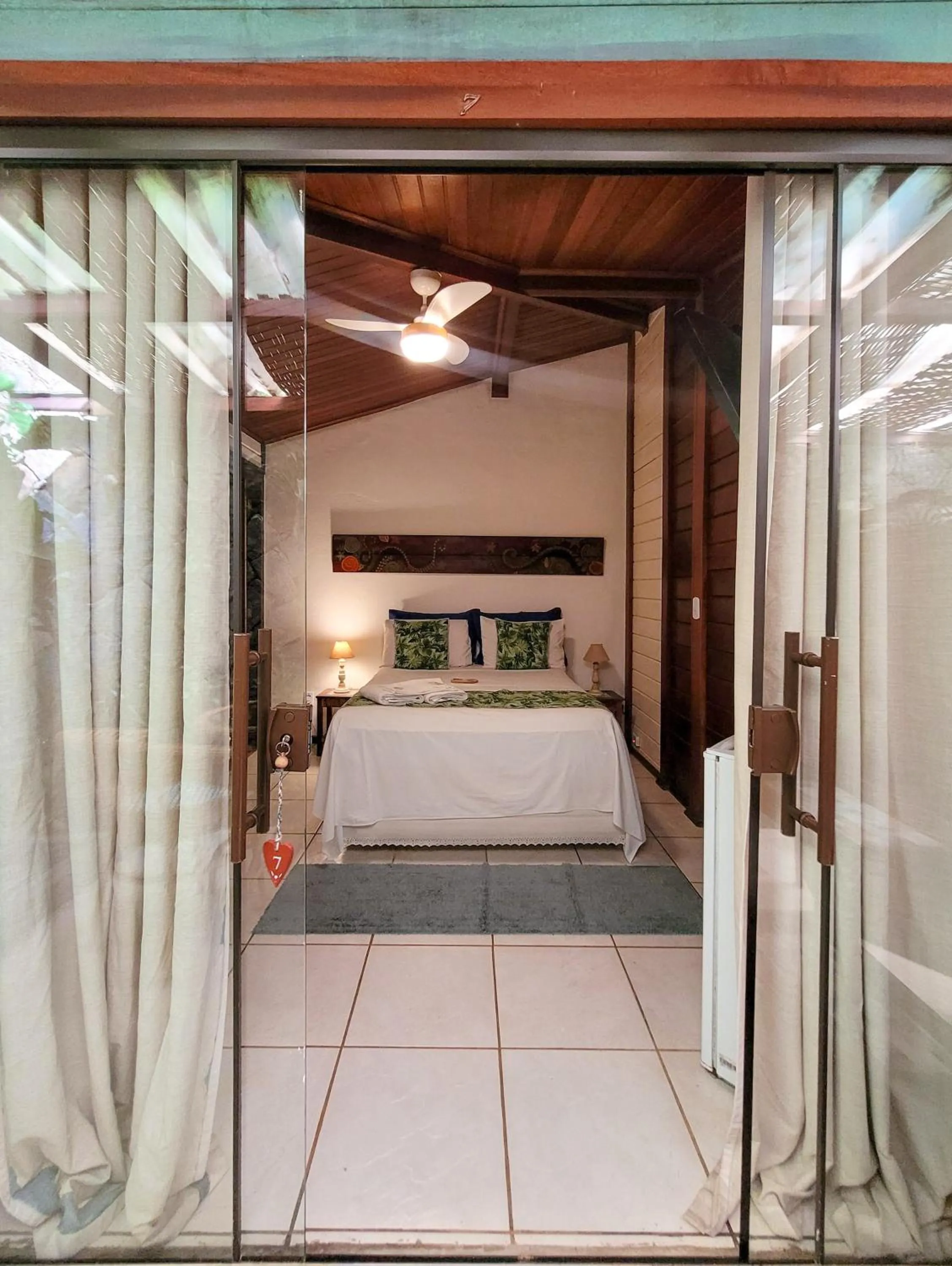 Bed in Pousada Bela Vista