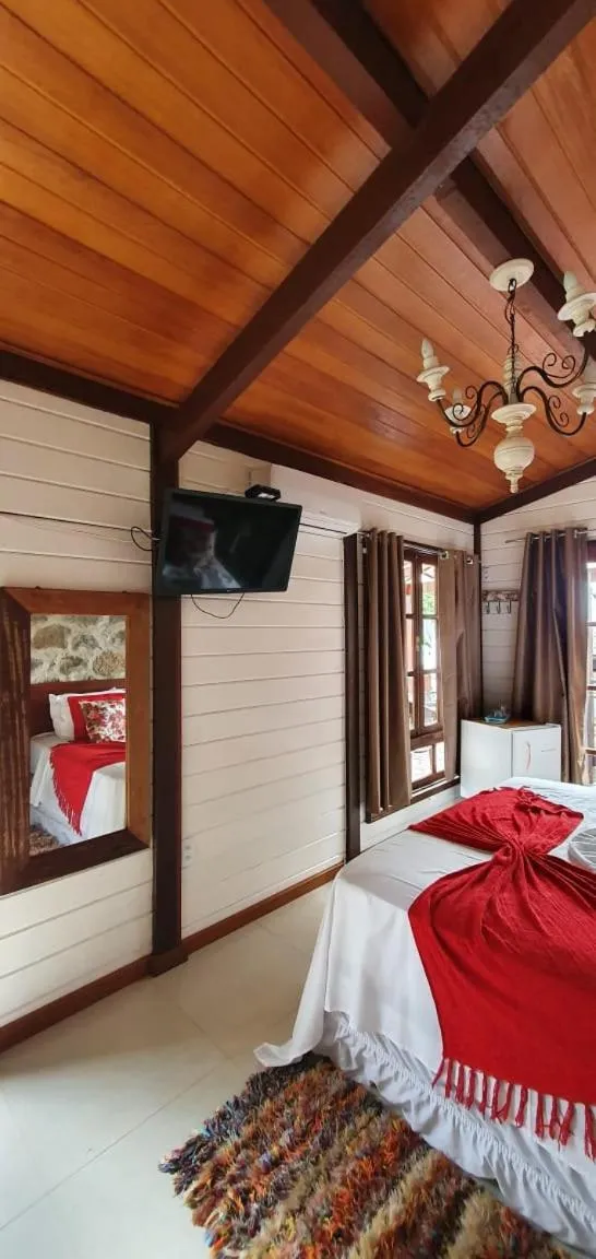 Bed in Pousada Bela Vista