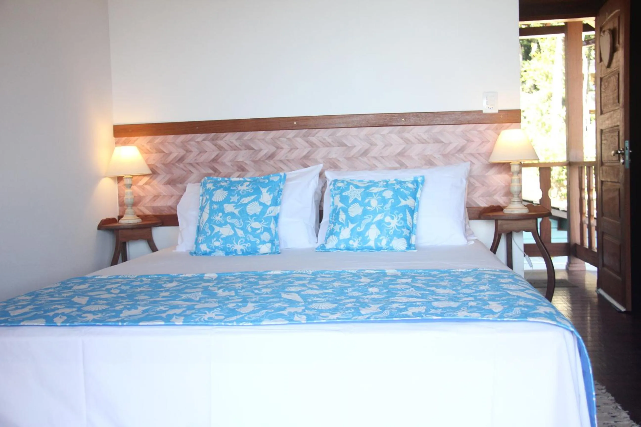 Bed in Pousada Bela Vista