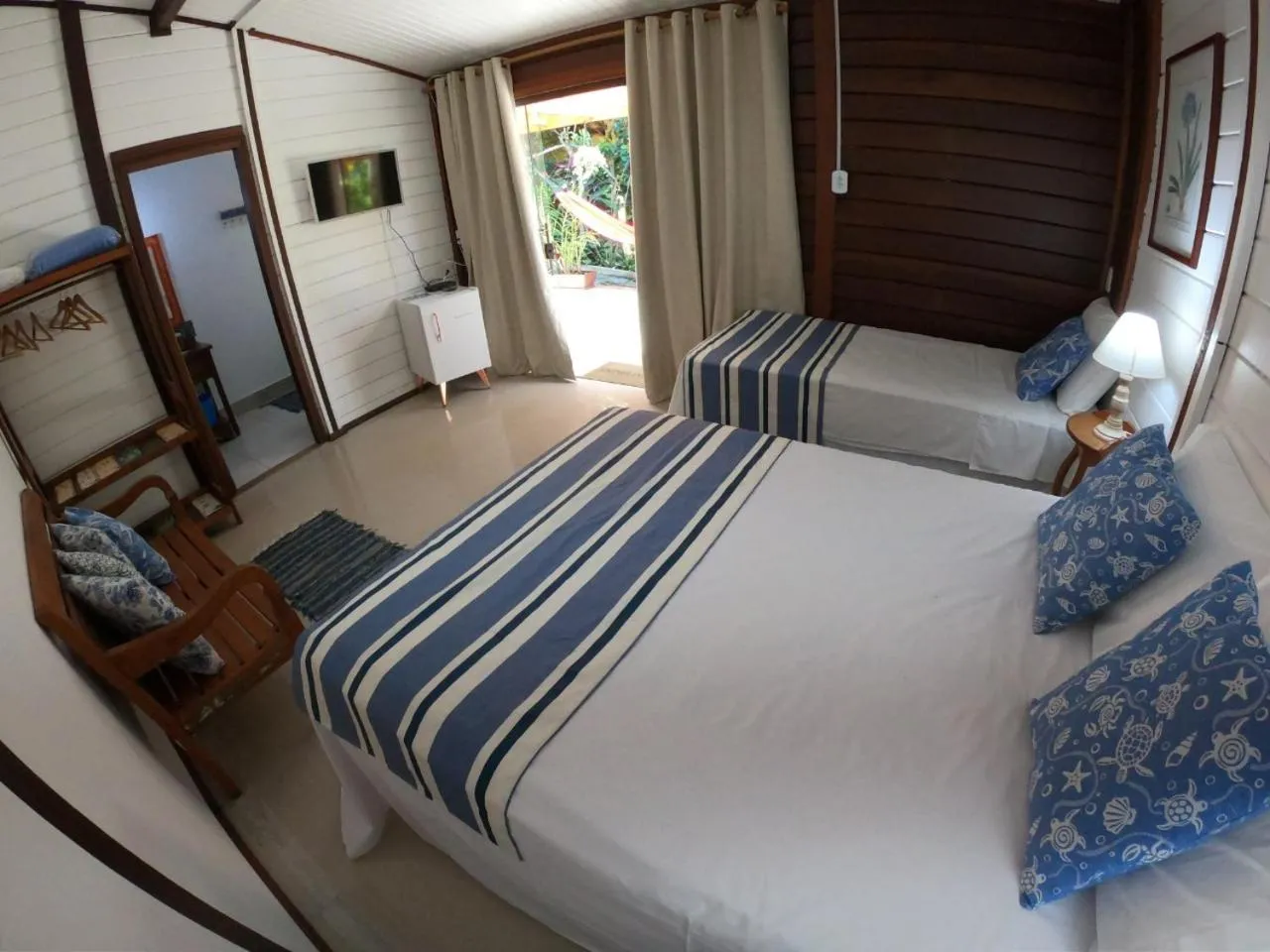 Bed in Pousada Bela Vista