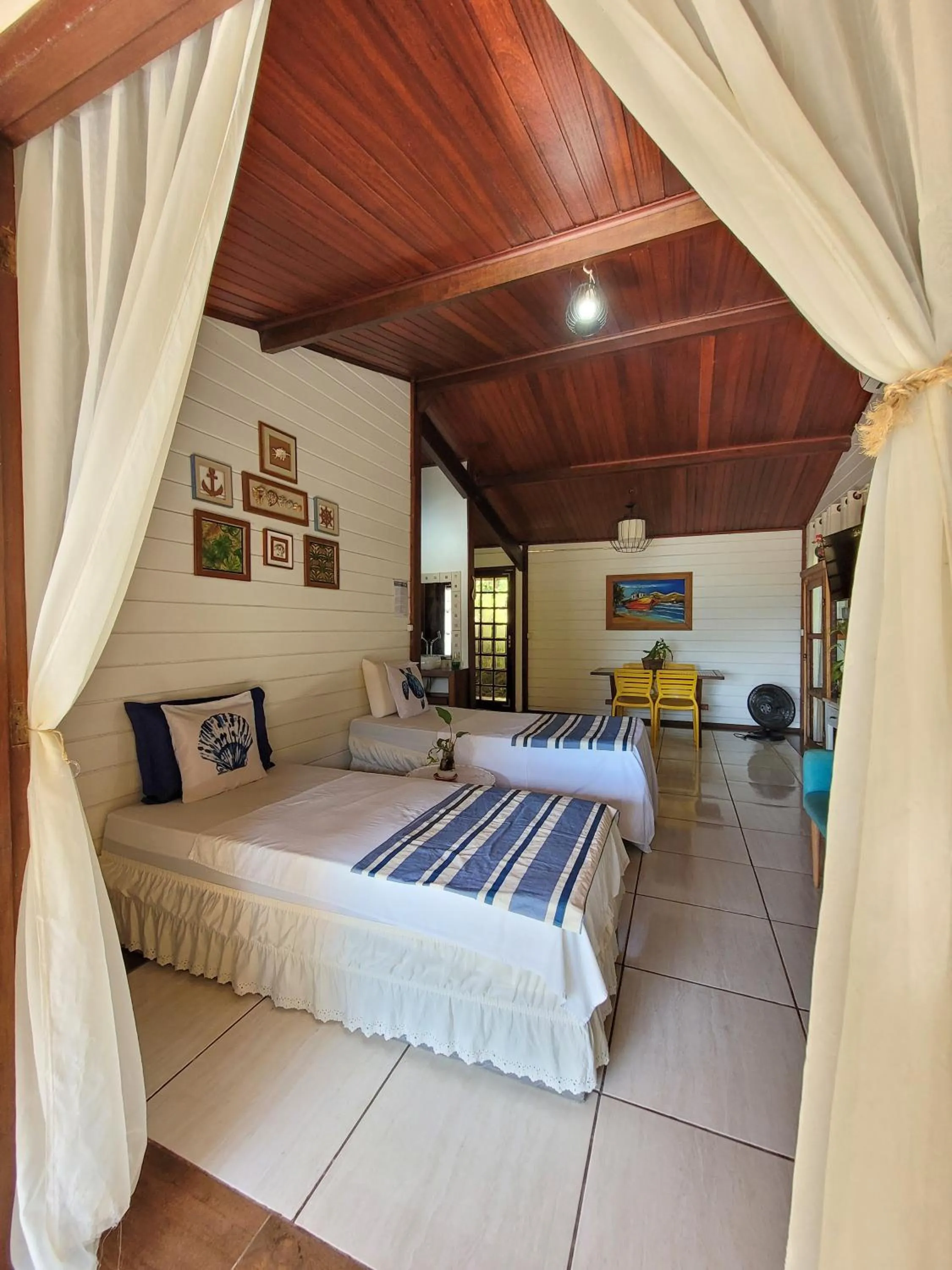 Bed in Pousada Bela Vista