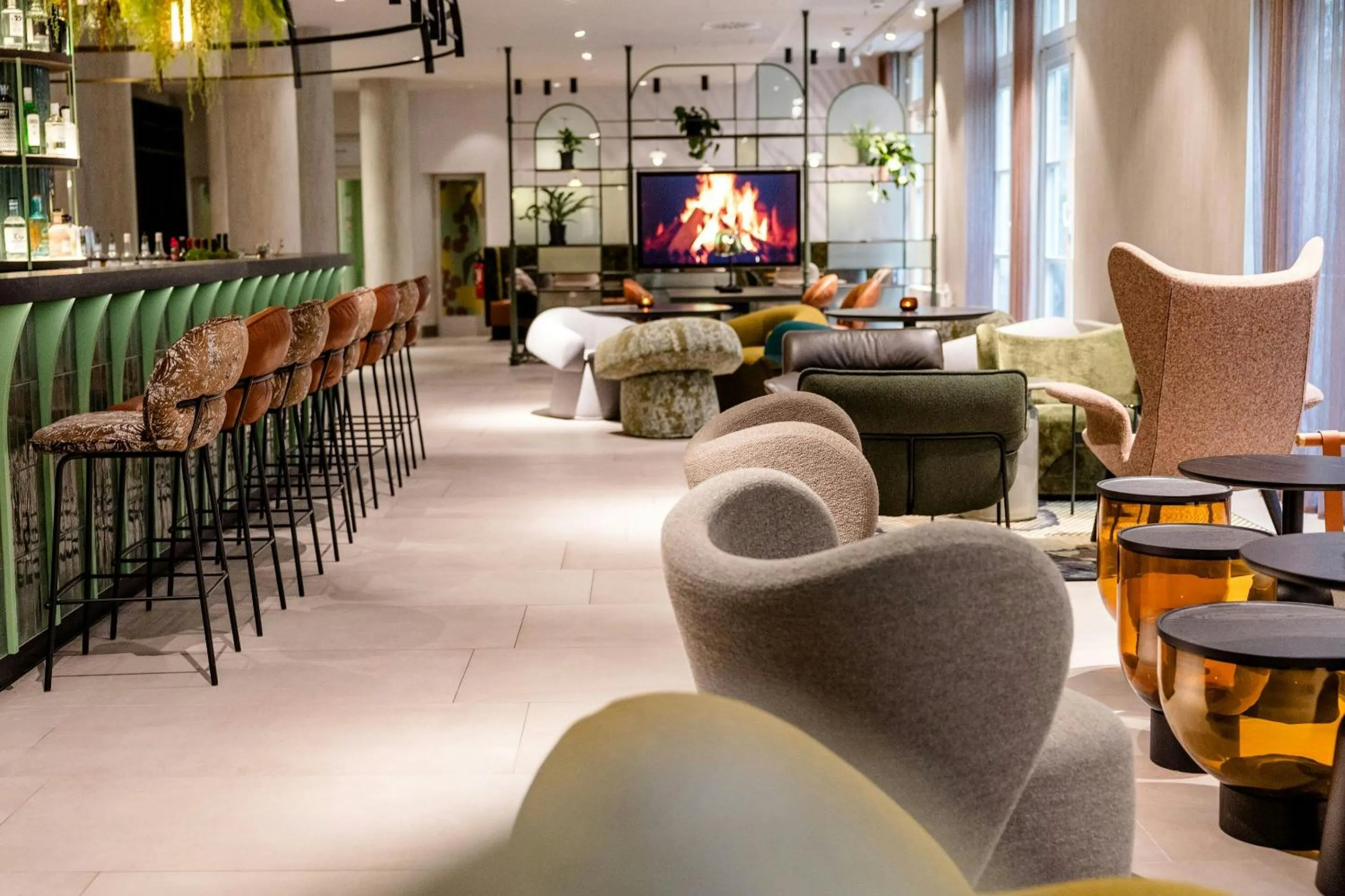 Lounge or bar in Motel One Frankfurt-Hauptbahnhof