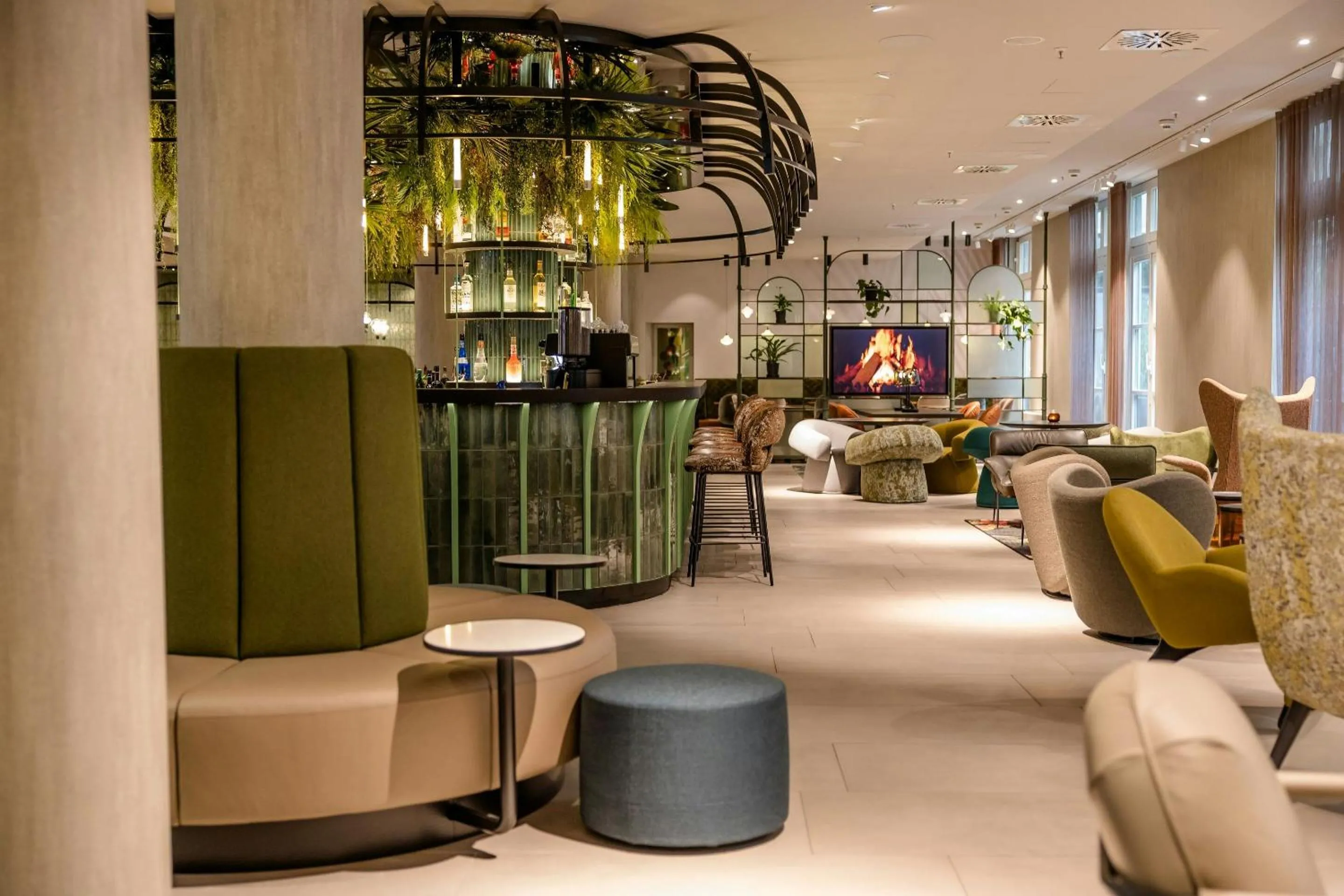 Lounge or bar in Motel One Frankfurt-Hauptbahnhof