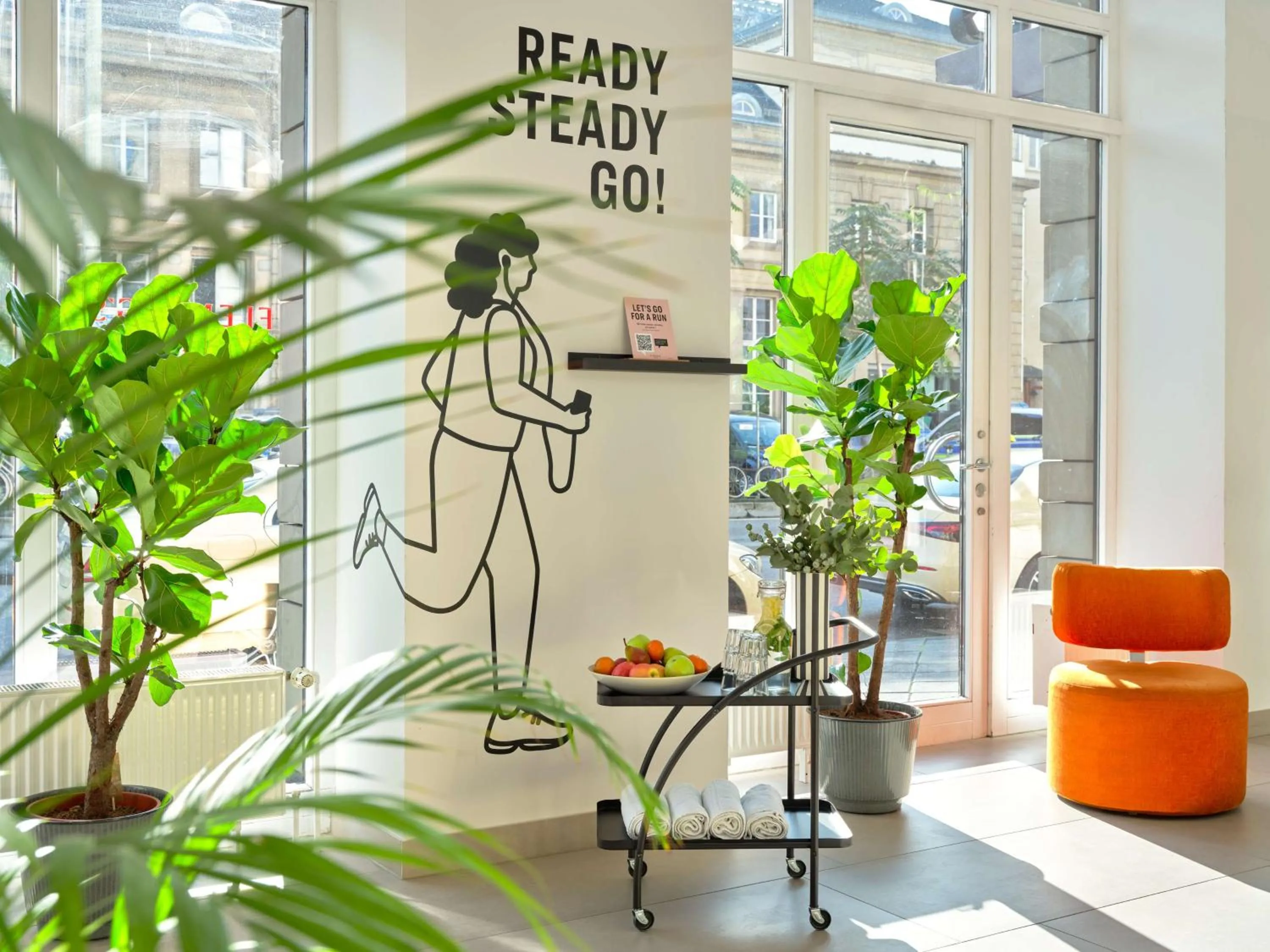 Lobby or reception in Flemings Hotel Frankfurt-Central