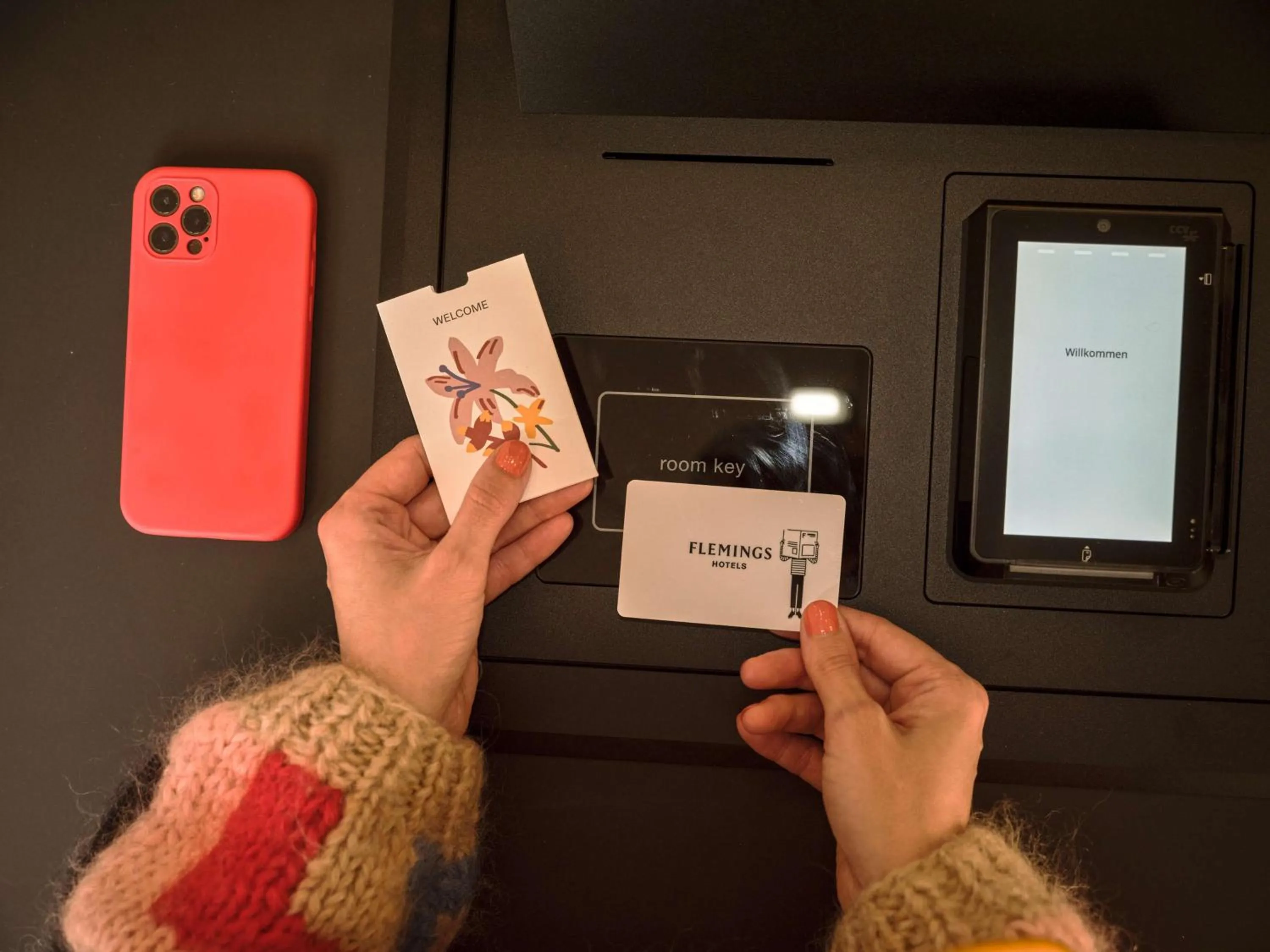 Lobby or reception in Flemings Hotel Frankfurt-Central