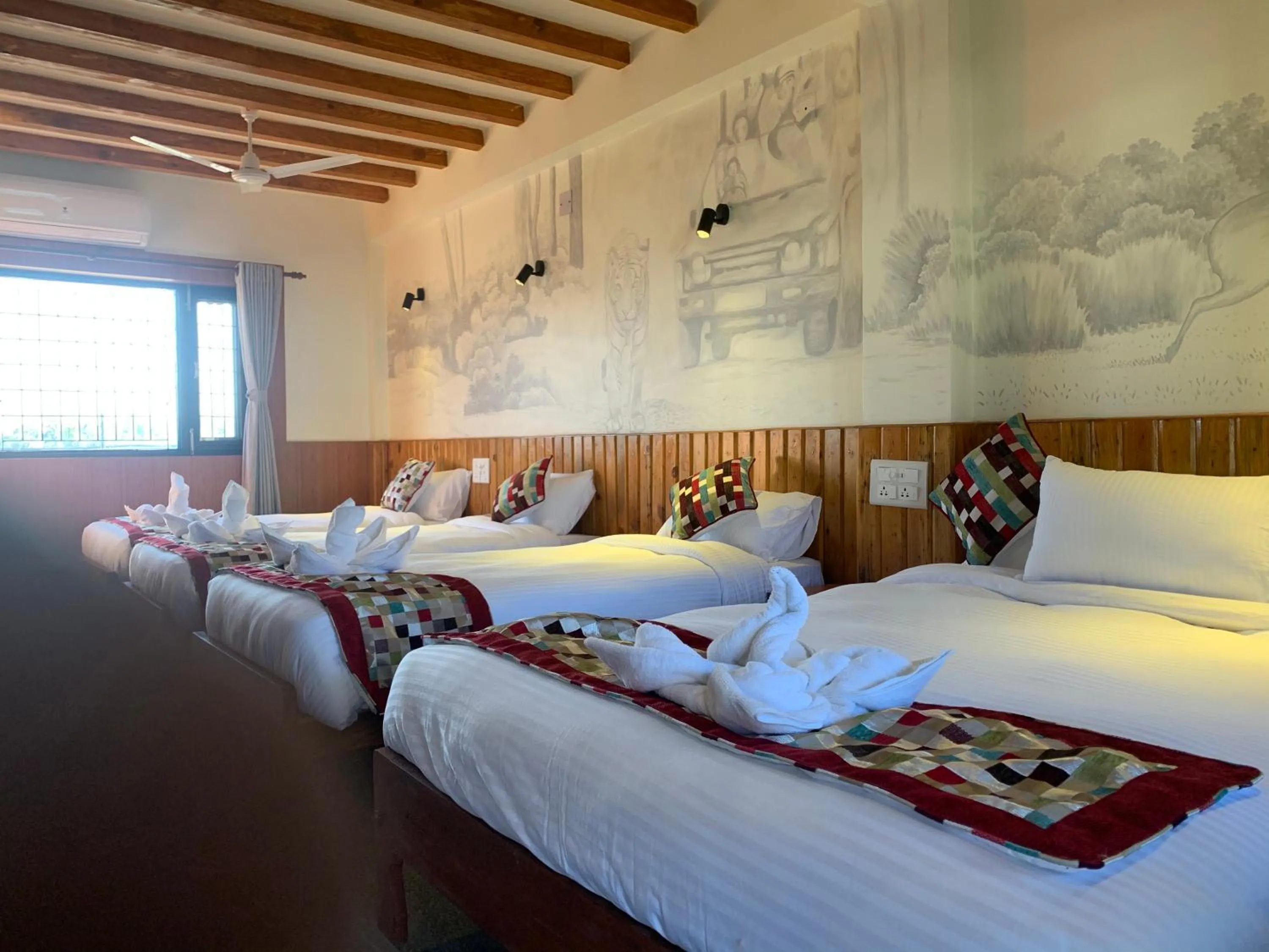 Bed in Babai Resort Pvt Ltd