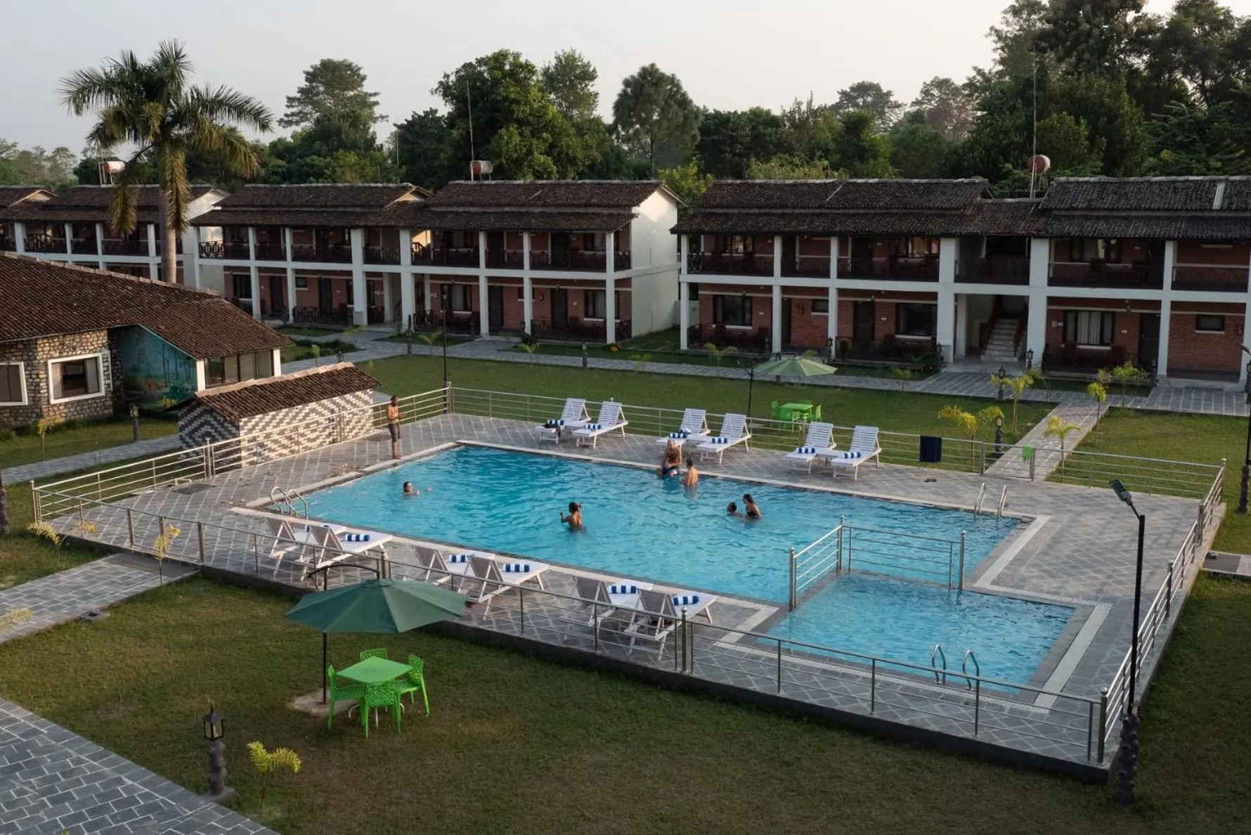 Swimming pool in Babai Resort Pvt Ltd