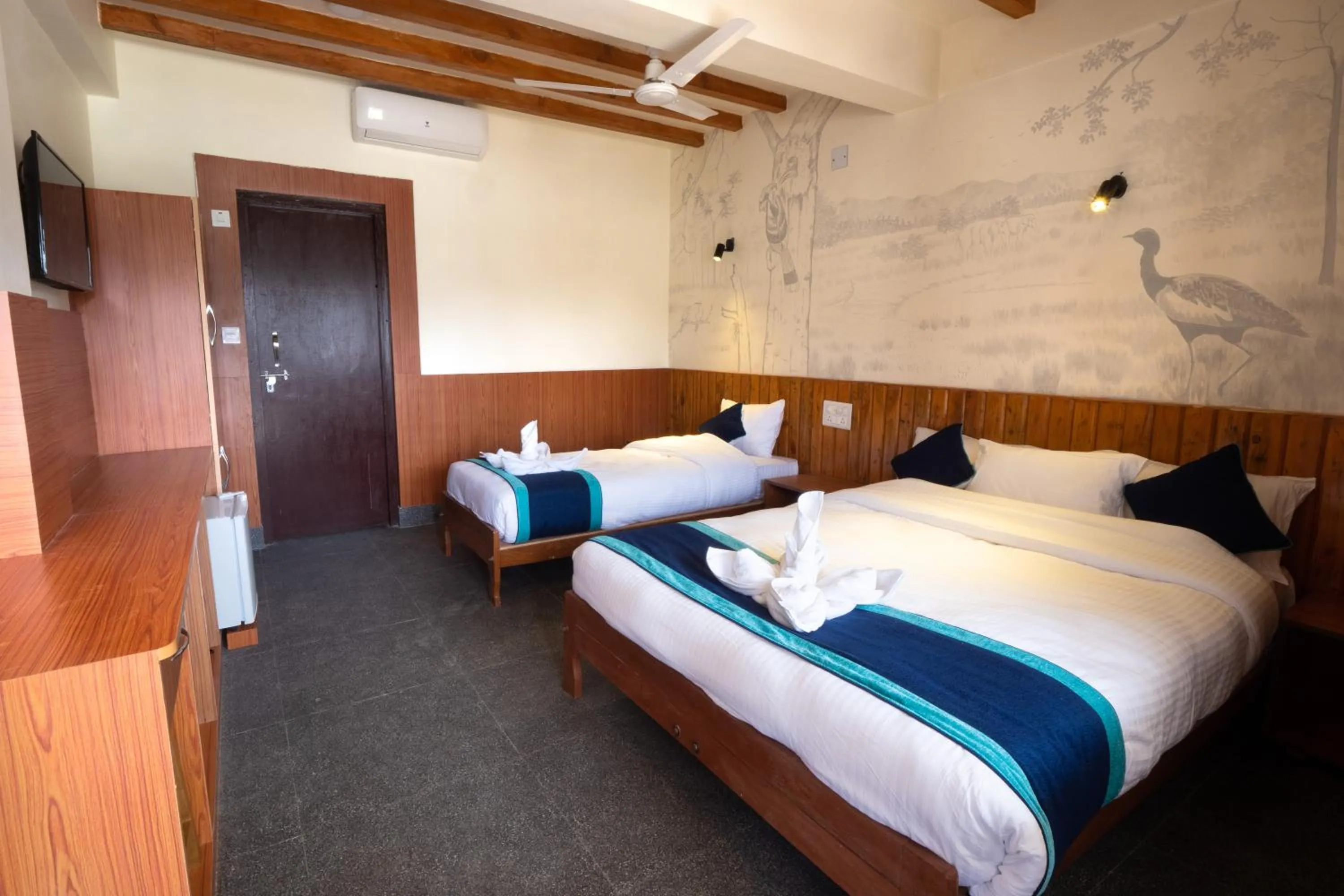 Bedroom, Bed in Babai Resort Pvt Ltd