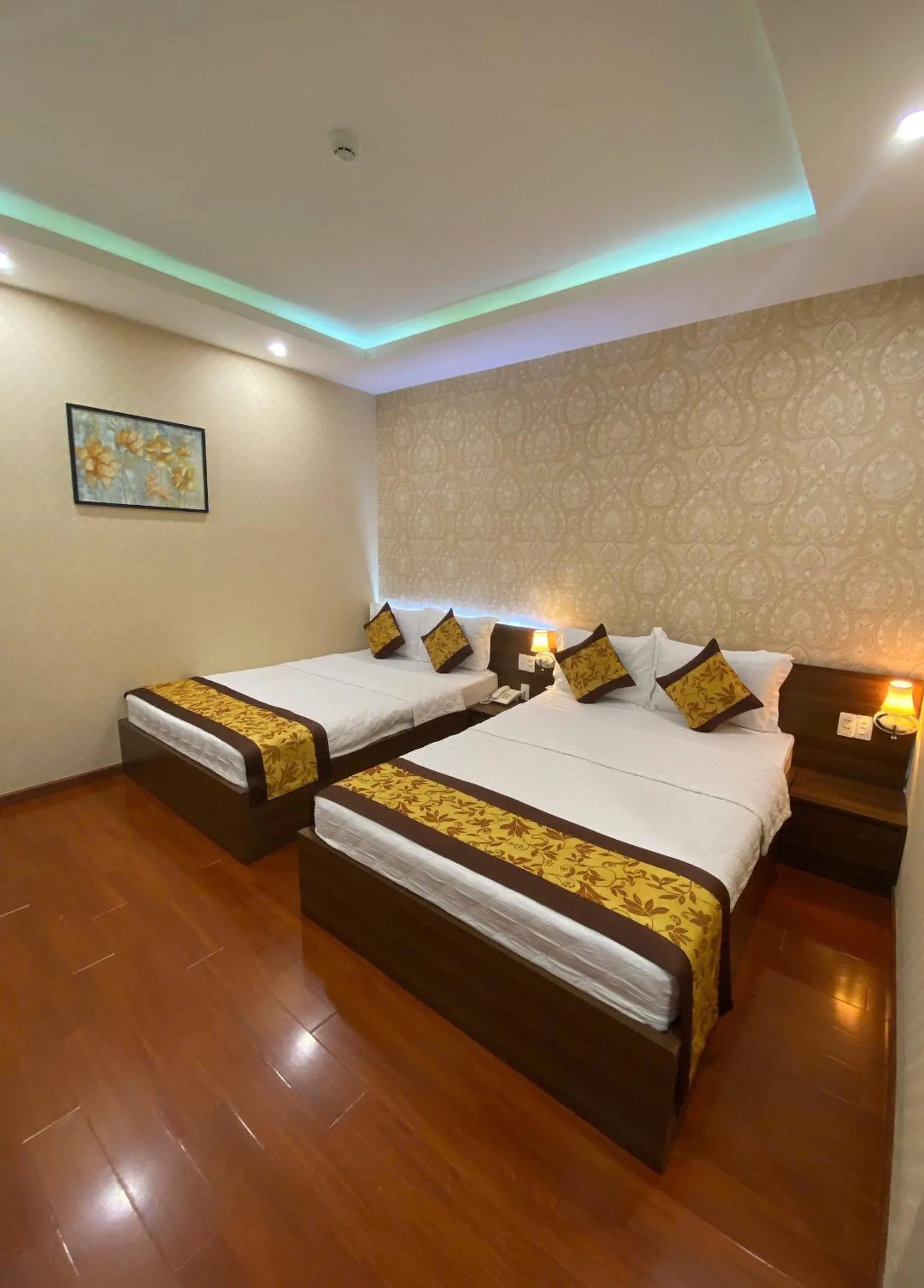 Bed in GOLD CITY Hotel