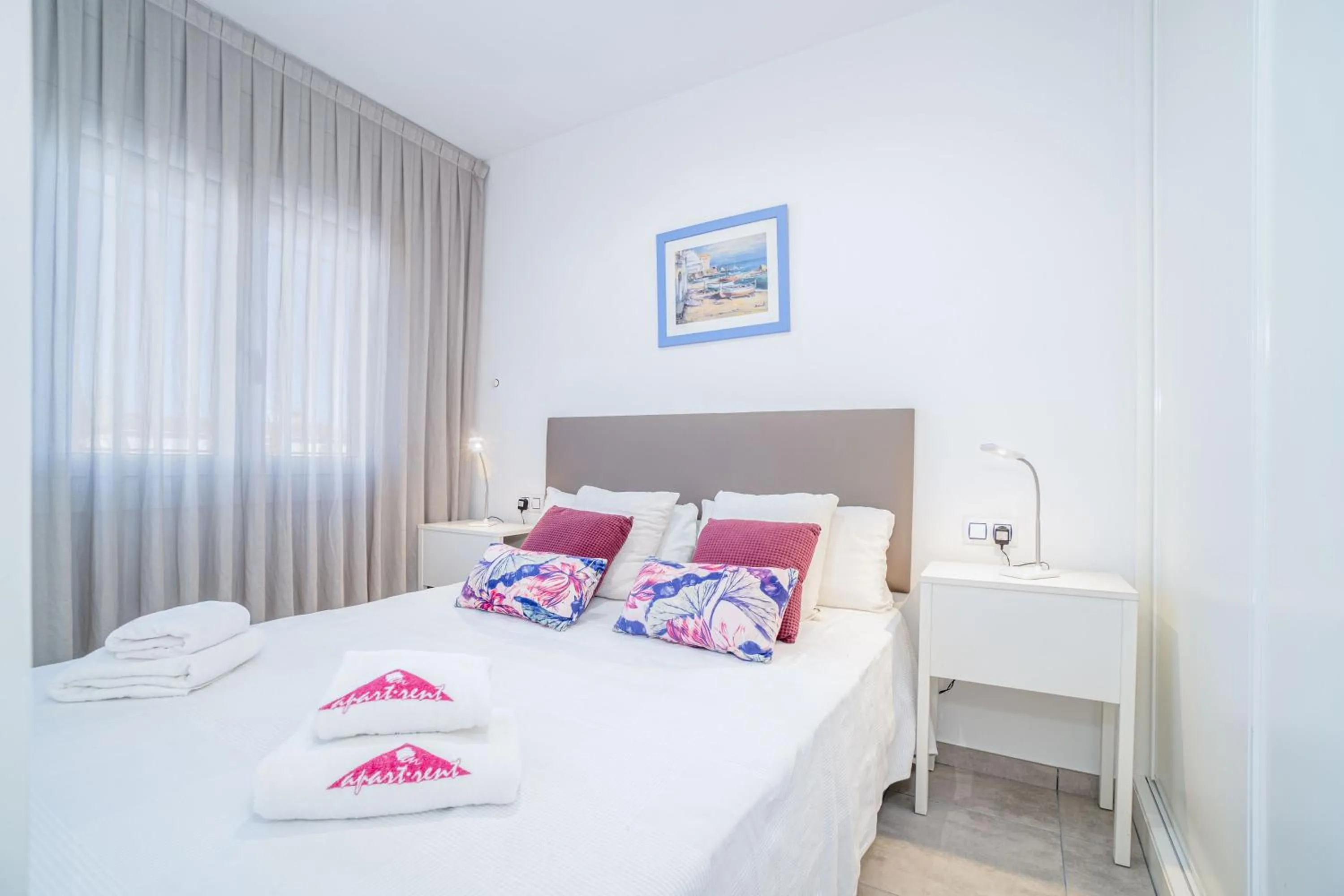 Bedroom, Bed in Apart-rent Apartament Bahia 0023