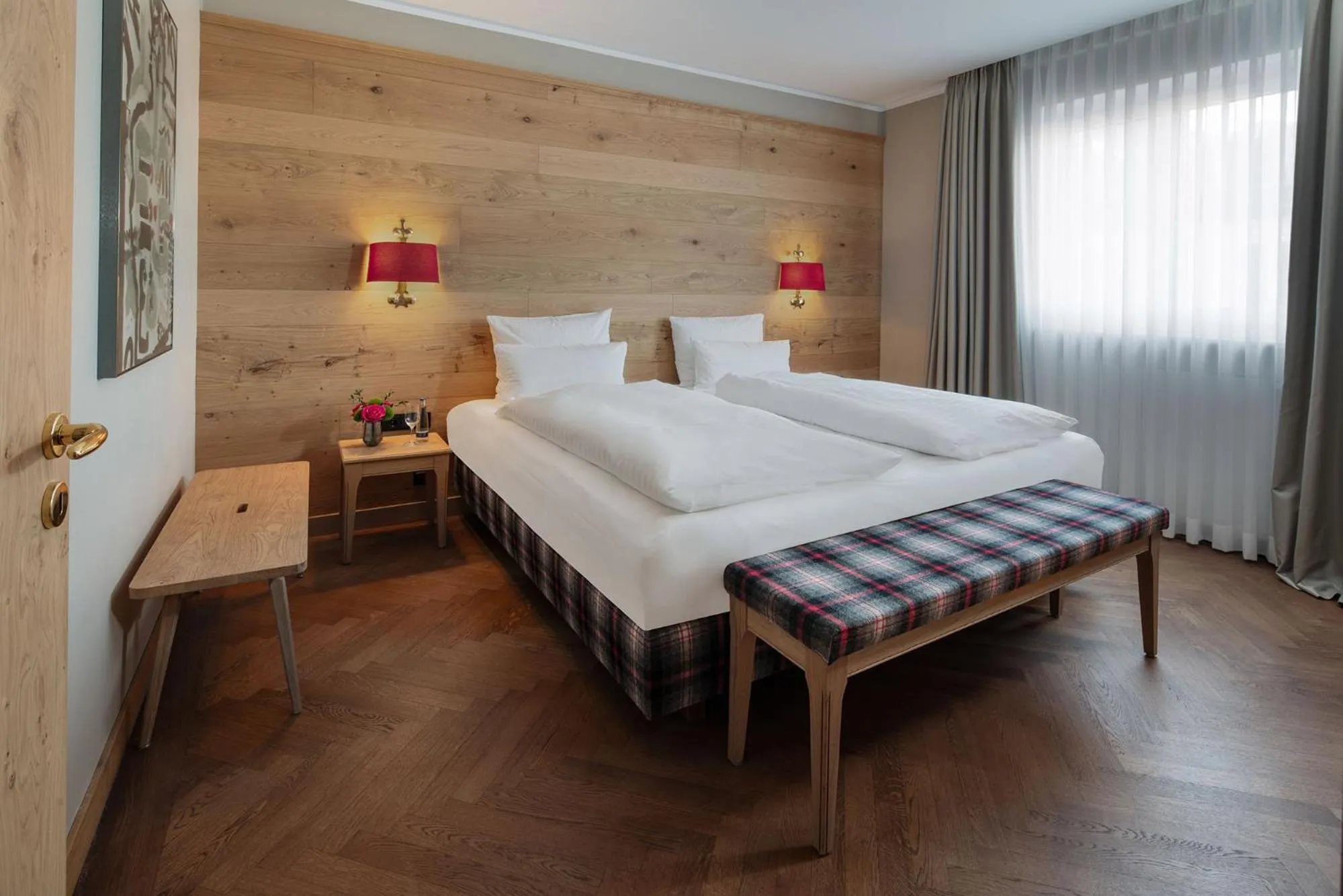 Bed in Eden Hotel Wolff