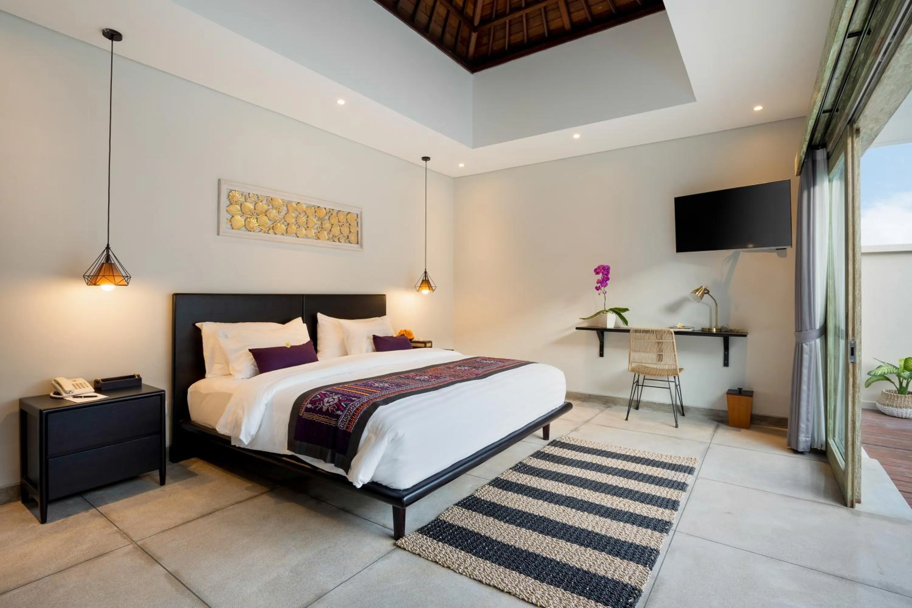 Bed in La Numa Villas Canggu