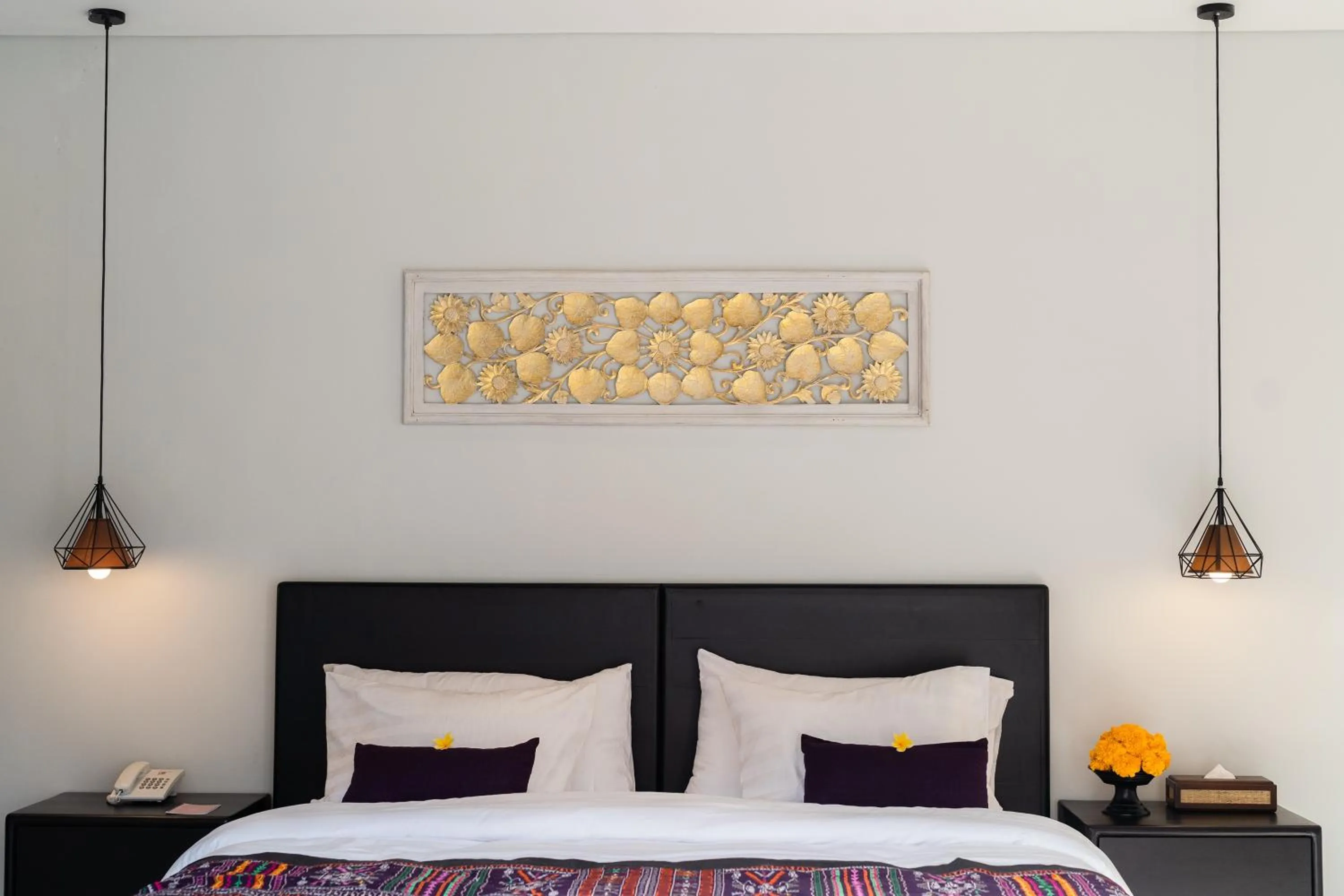 Bed in La Numa Villas Canggu