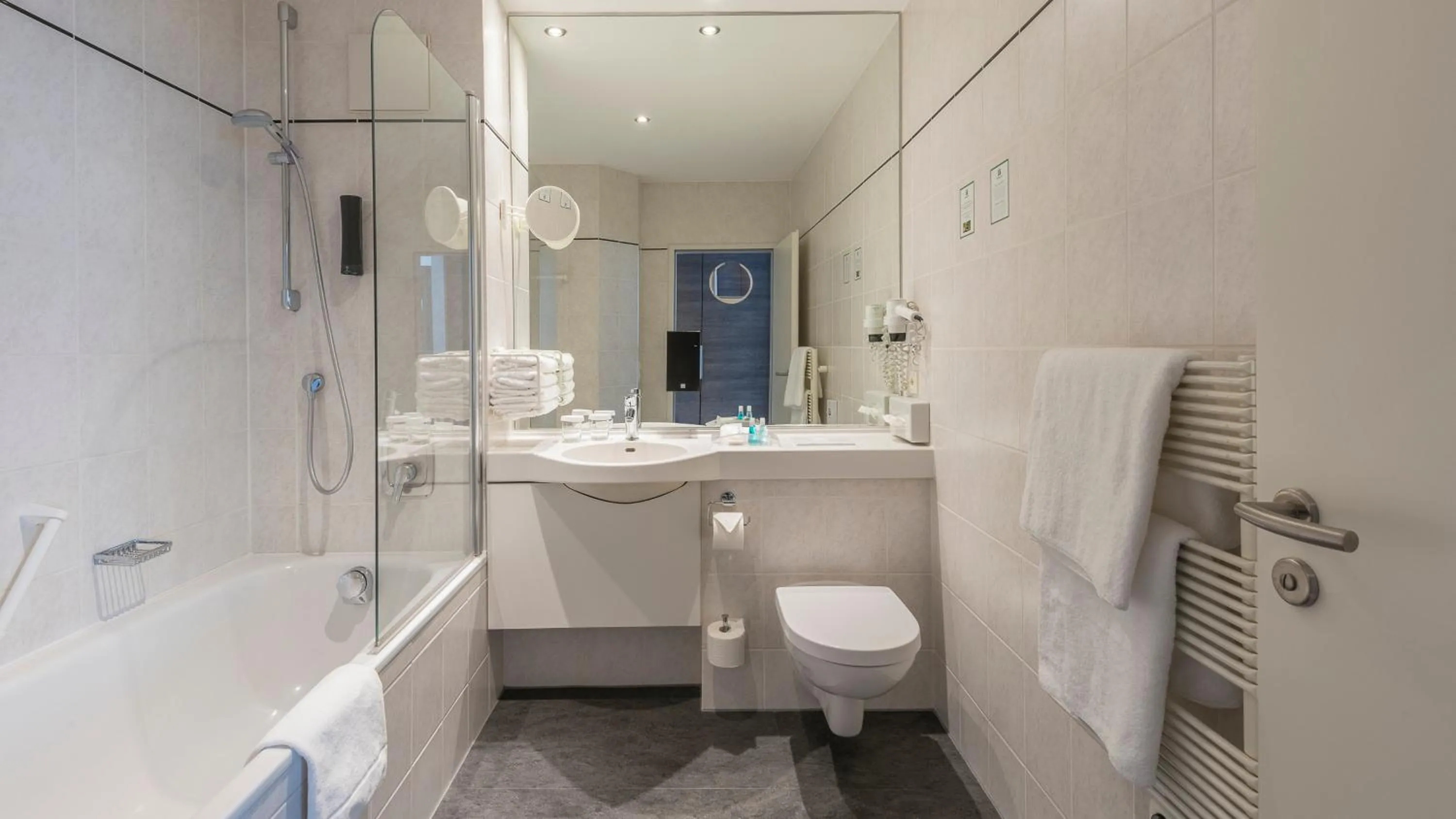 Bathroom in Holiday Inn Munich Unterhaching by IHG