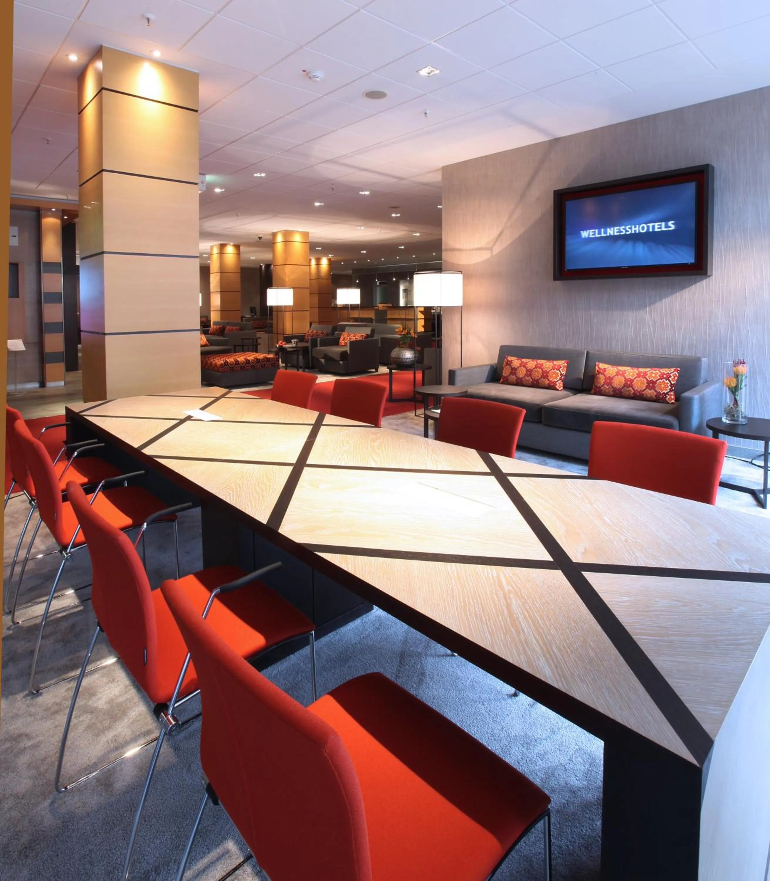 Lobby or reception in Lindner Hotel Frankfurt Hochst, part of JdV by Hyatt