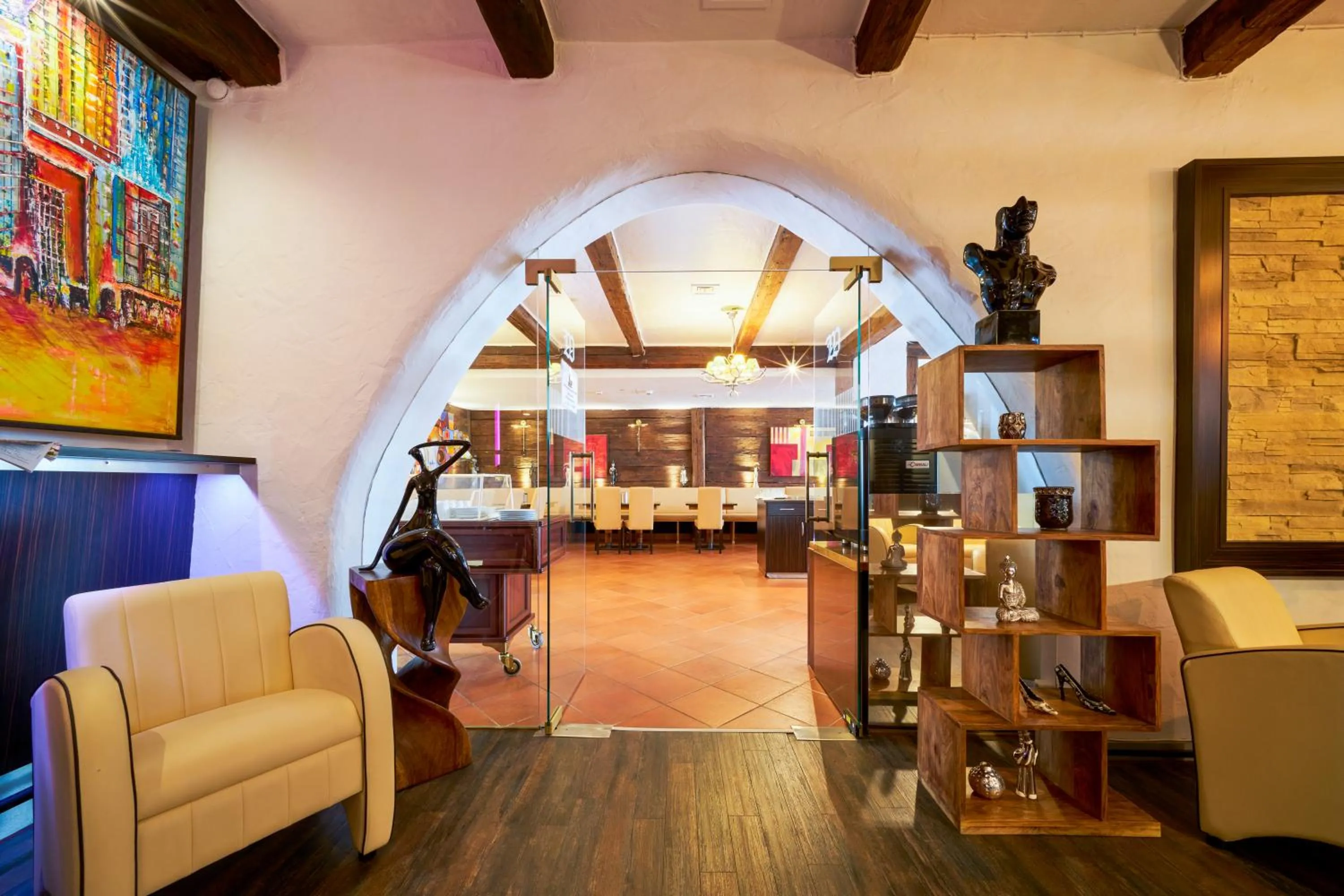 Lobby or reception in ARTHOTEL Haar